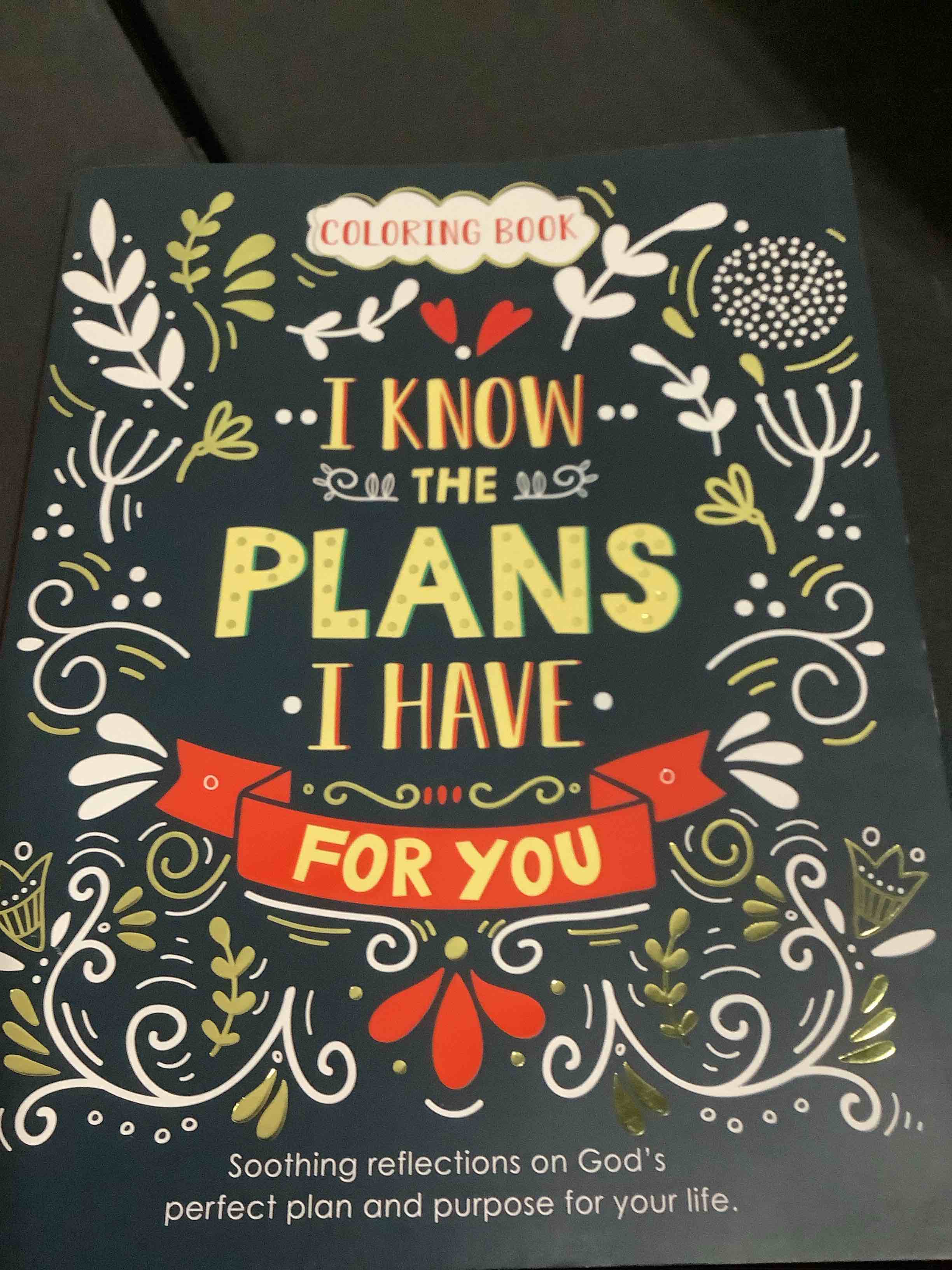 Condition photo showing New/Like New for coloring book i know the plans - (9.99) (paperback)
