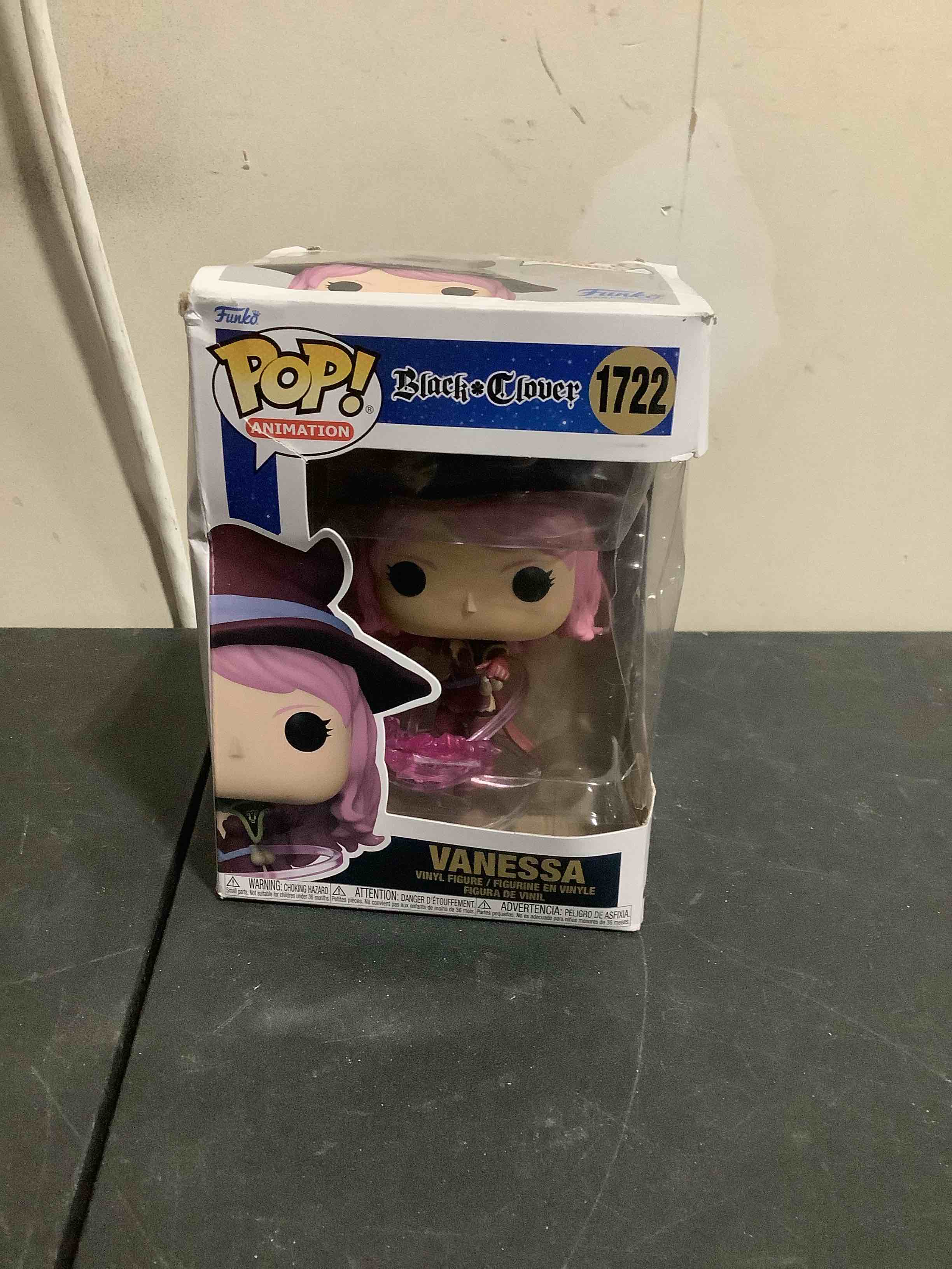 Condition photo showing Good Condition for funko pop! animation: black clover - vanessa enoteca - collectable vinyl figure - gift idea - official merchandise - for kids & adults - anime fans - model figure for collectors and display