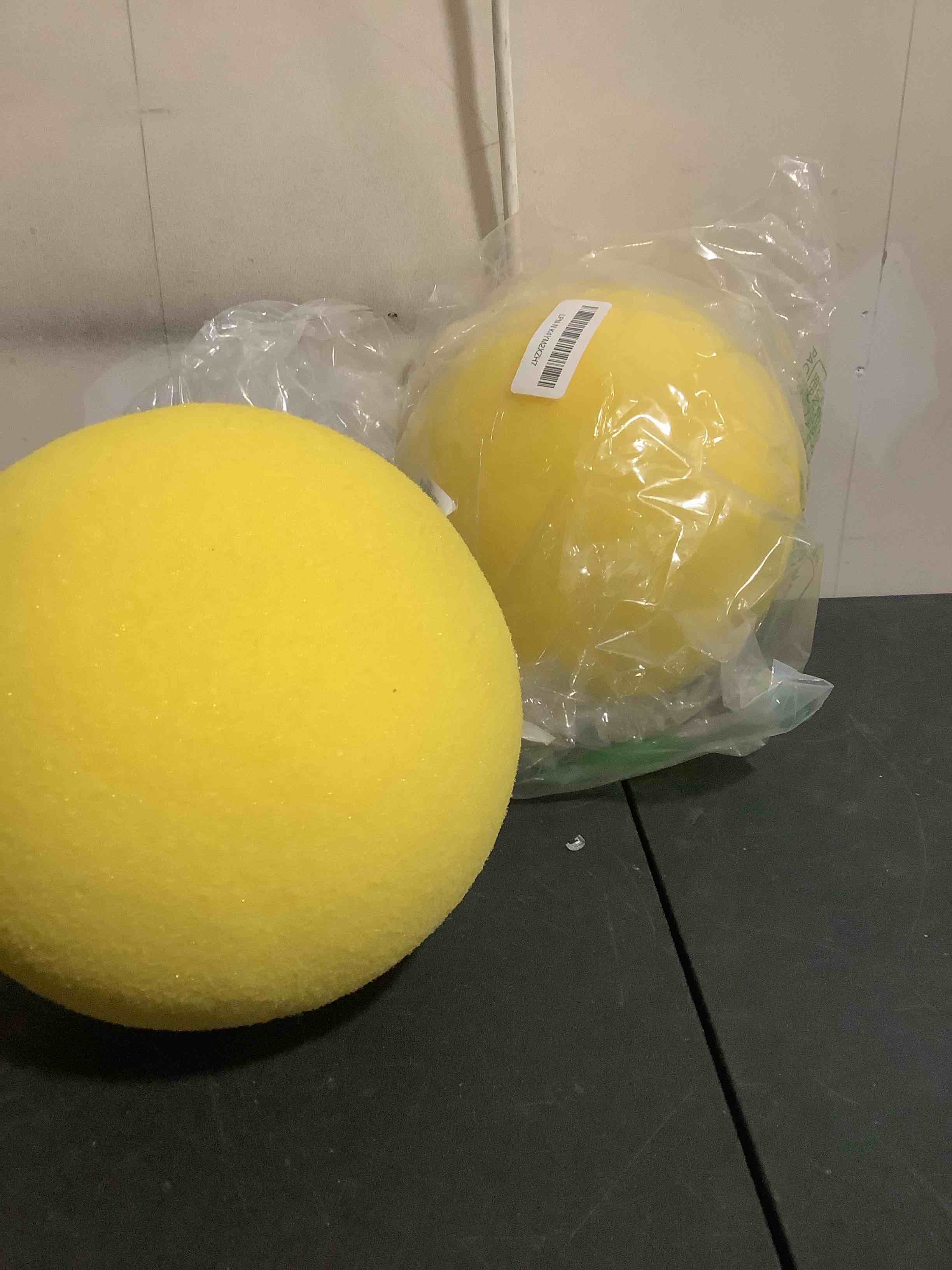 Condition photo showing Good Condition for champion sports high-density & regular-density foam balls – safe, lightweight & durable, multiple sizes for gym class, recess & training, coated & uncoated options for all ages (2 pack)