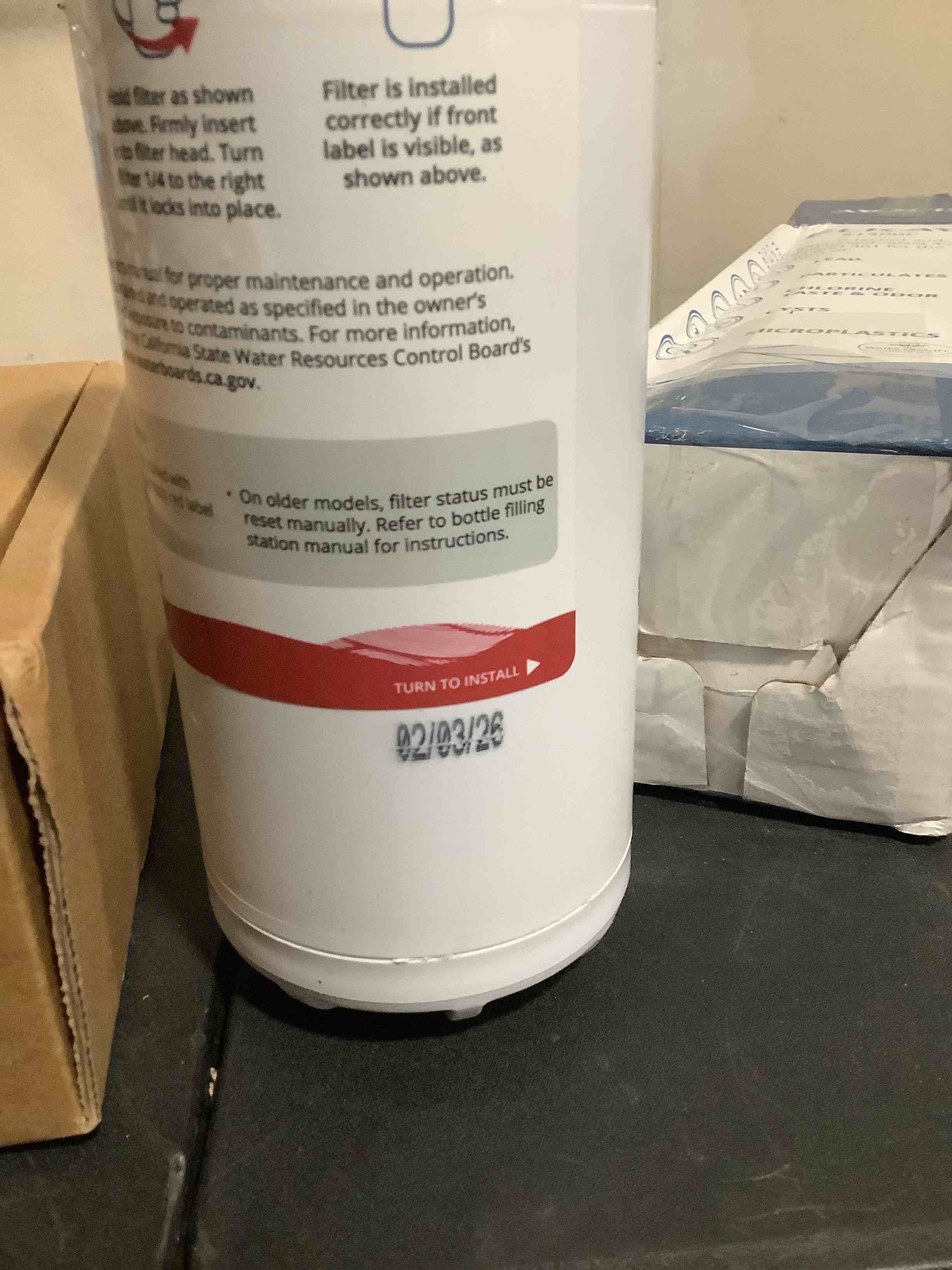 Condition photo showing New/Like New for elkay watersentry plus replacement filter (bottle fillers)