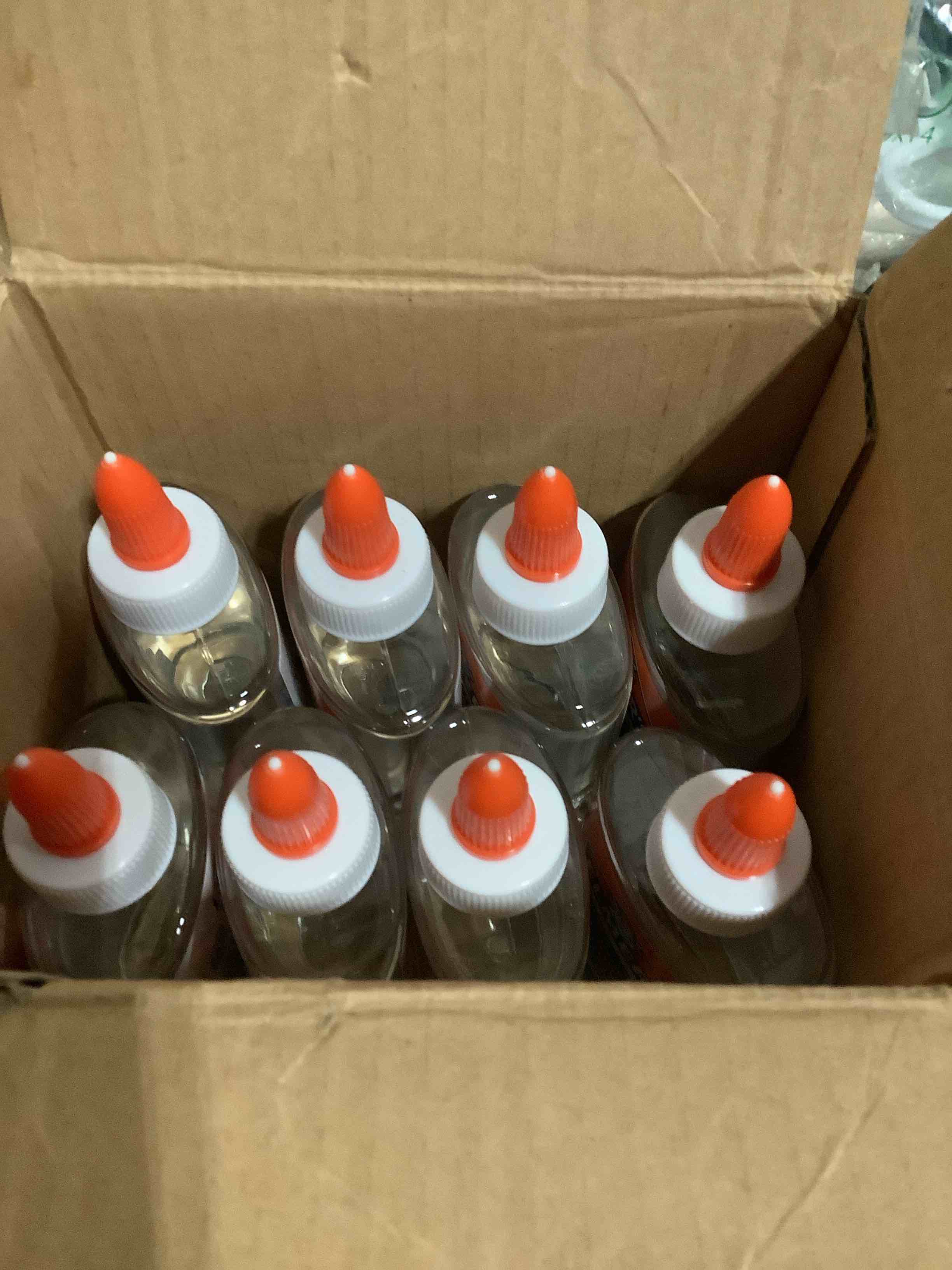 Condition photo showing New/Like New for elmer's washable clear school glue, 5 oz bottle case of 8