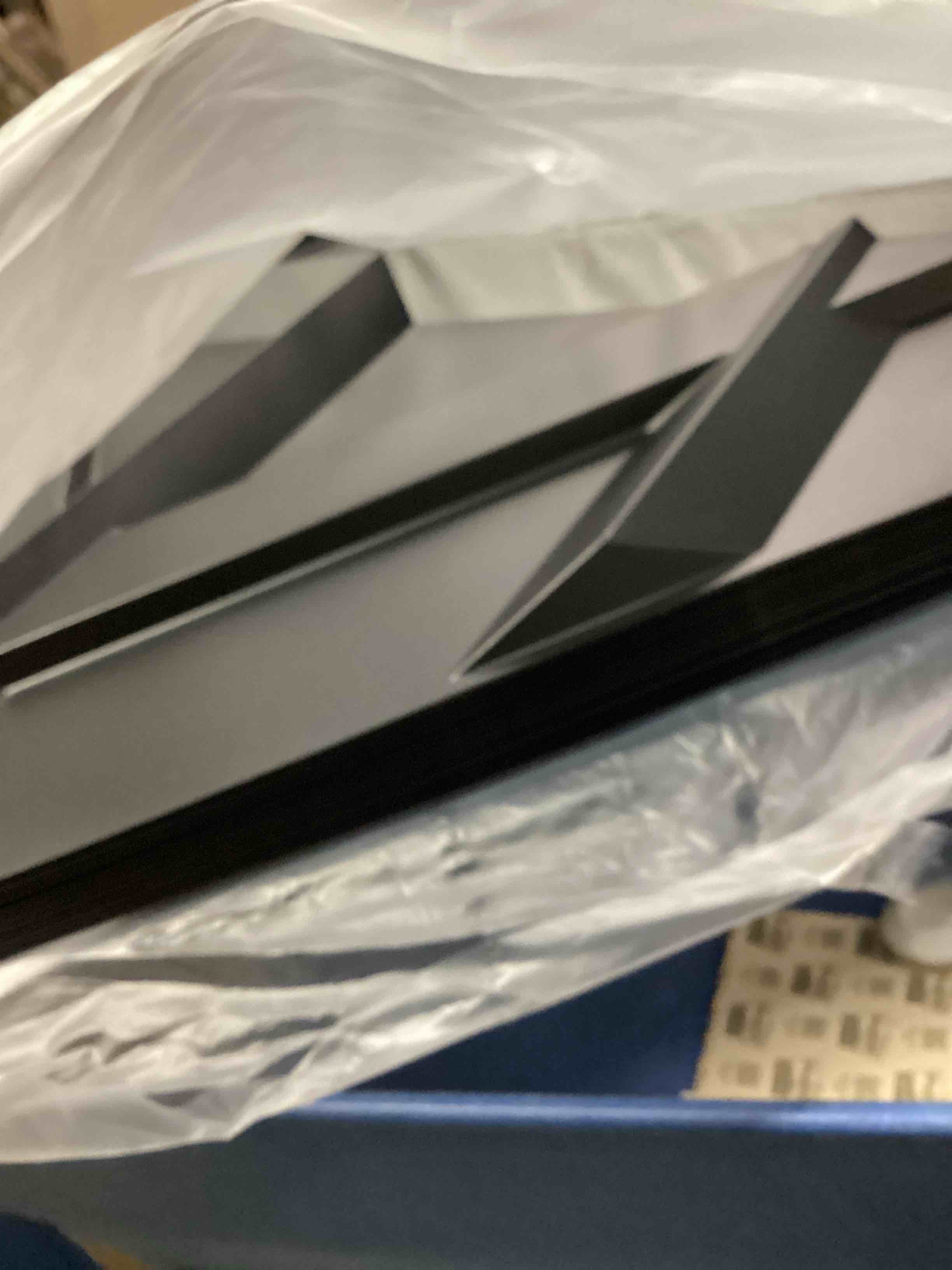 Condition photo showing New/Like New for art3d pvc 3d wall panel, decorative wall tile in black 12-pack 19.7"x19.7" deep black