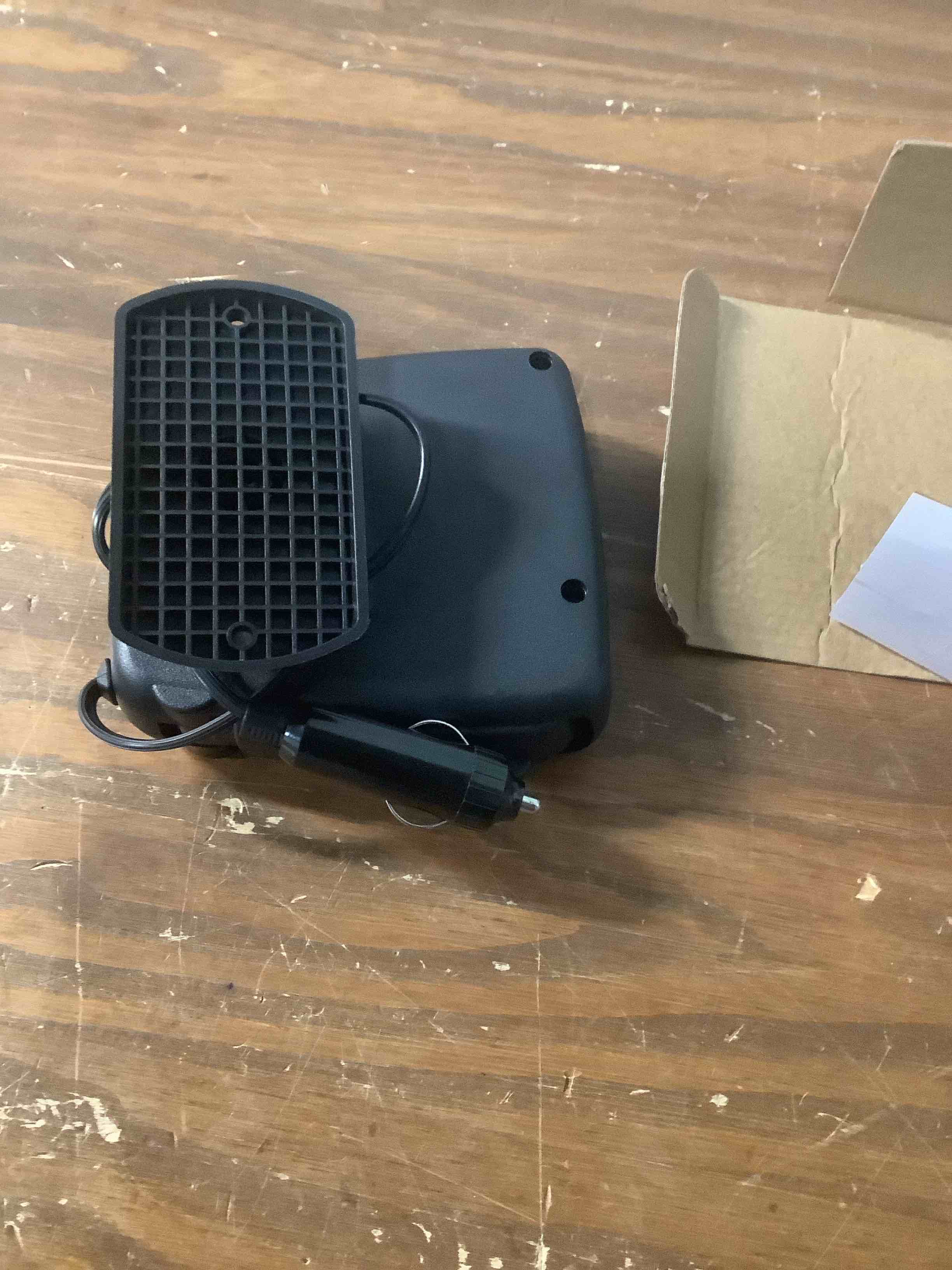 Portable Car Heater, 12V 200W 2-in-1 Defroster Defogger with Handle, 2026 New Upgrade Fast Heating & Cooling Fan Plug into Cigarette Lighter for Car, RV, Travel Black-Handle