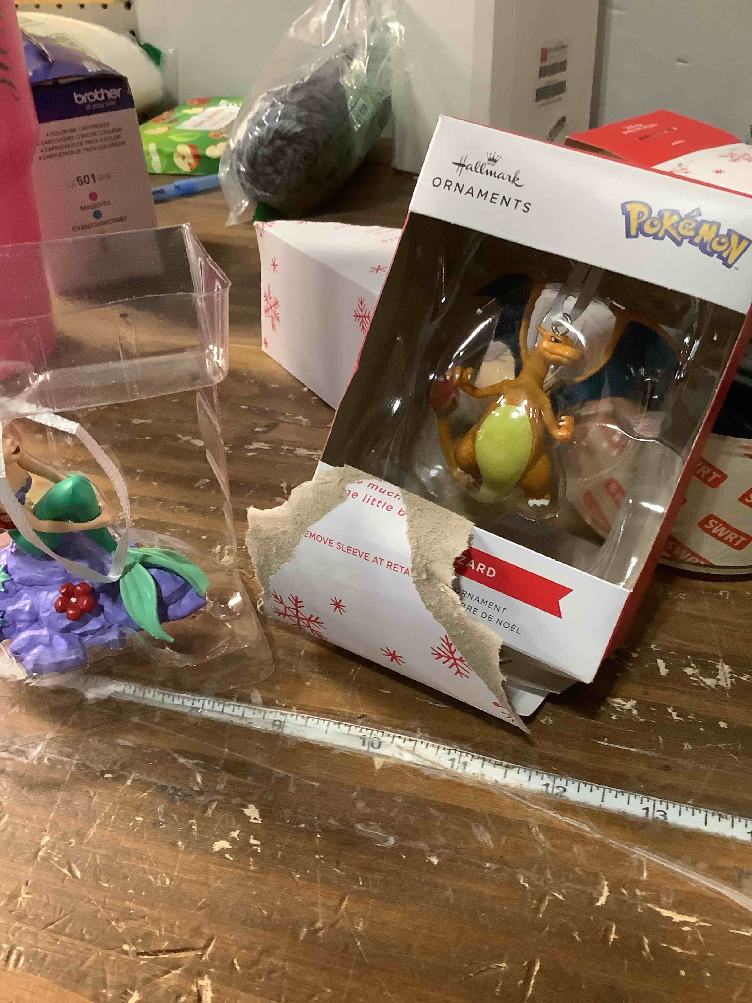hallmark ornament bundle -ariel and pokémon