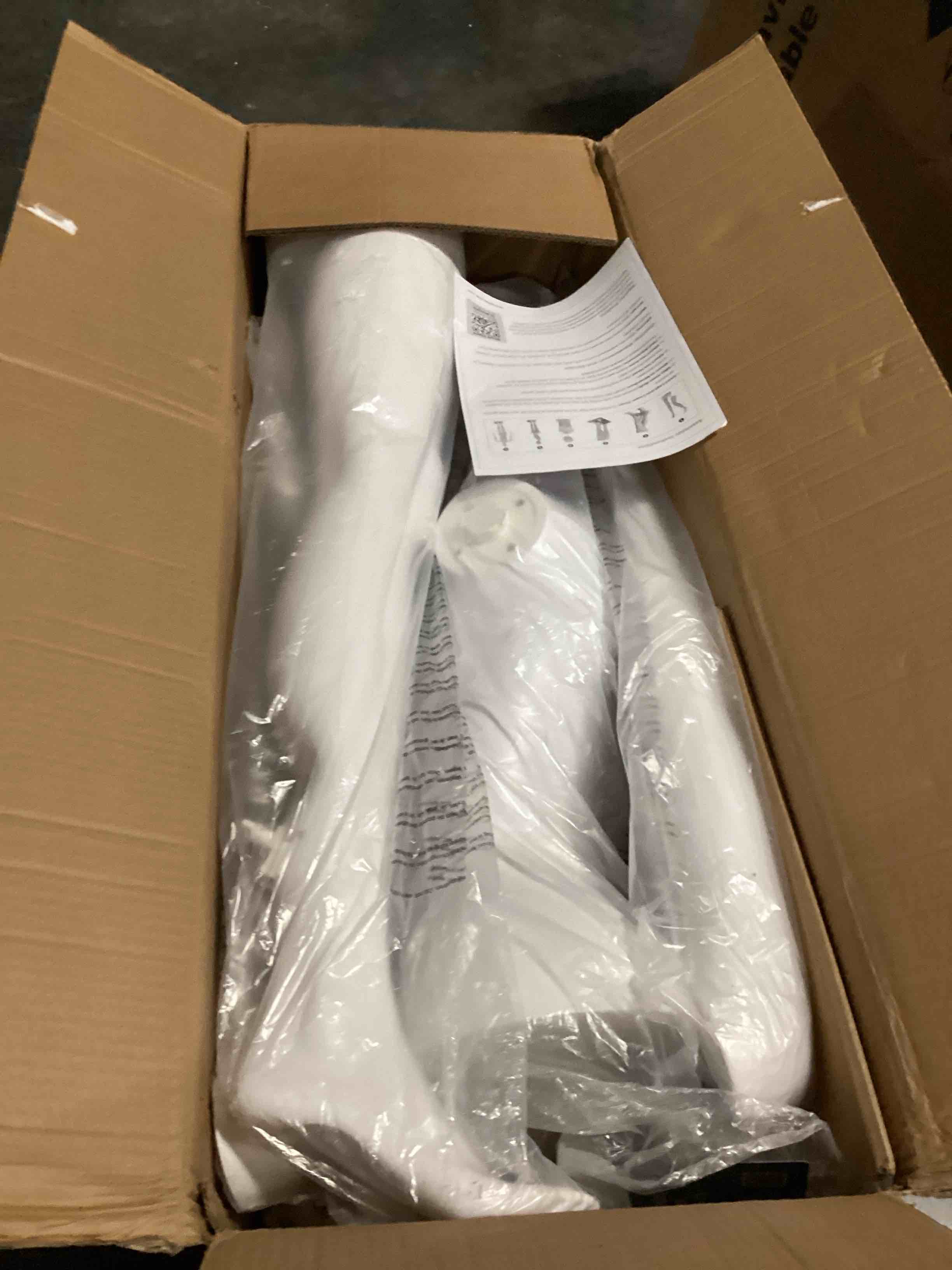Condition photo showing New/Like New for serenelife realistic female full body mannequin torso – 68.9” adjustable dress form with 360° head rotation, detachable limbs & durable metal base for fashion boutiques & clothing displays standard women