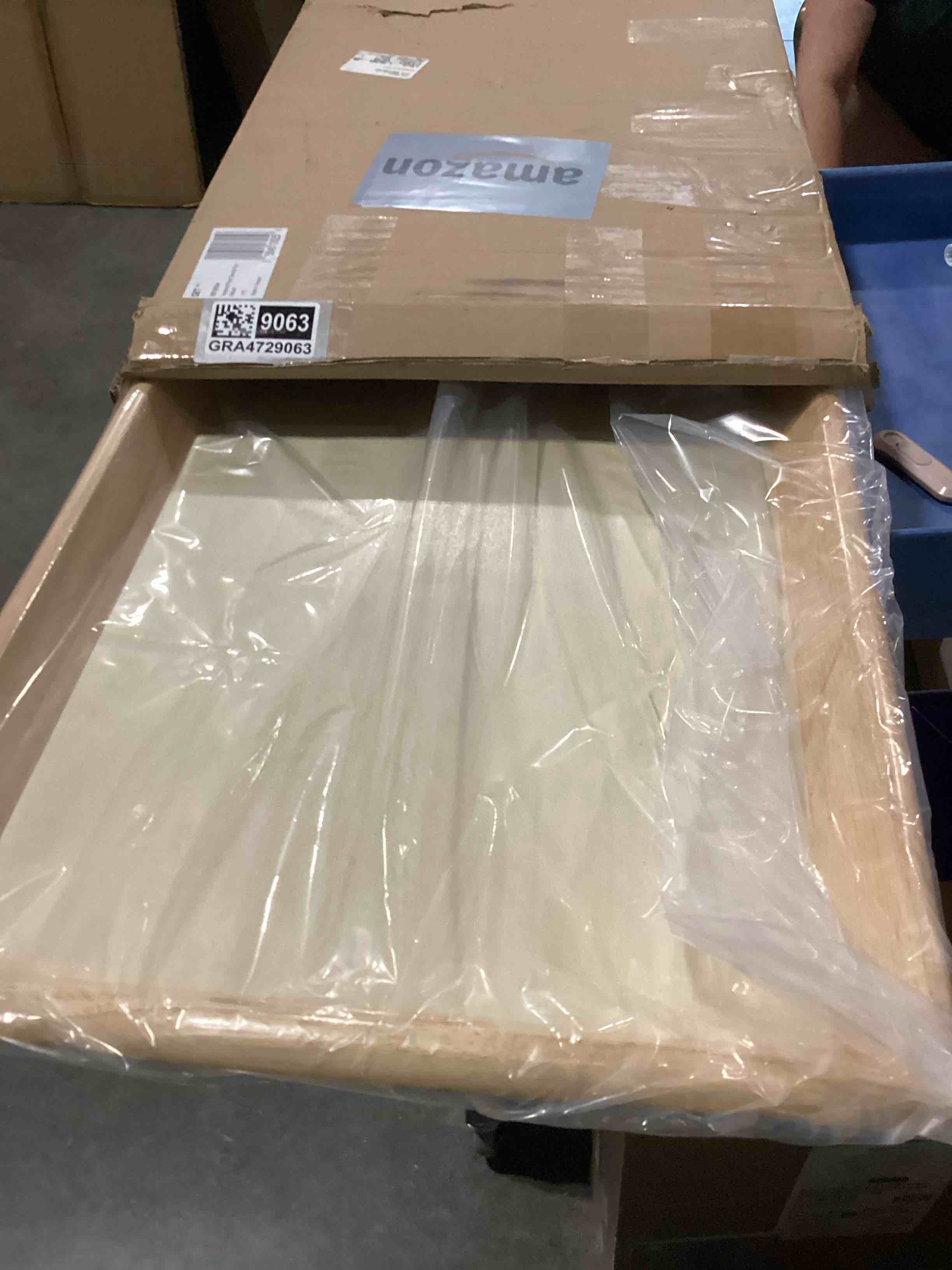 Condition photo showing New/Like New for g.e.t. rst-2516-n natural 25" x 16" hardwood room service tray hardwood room svc. trays collection 25" x 16" x 2" natural