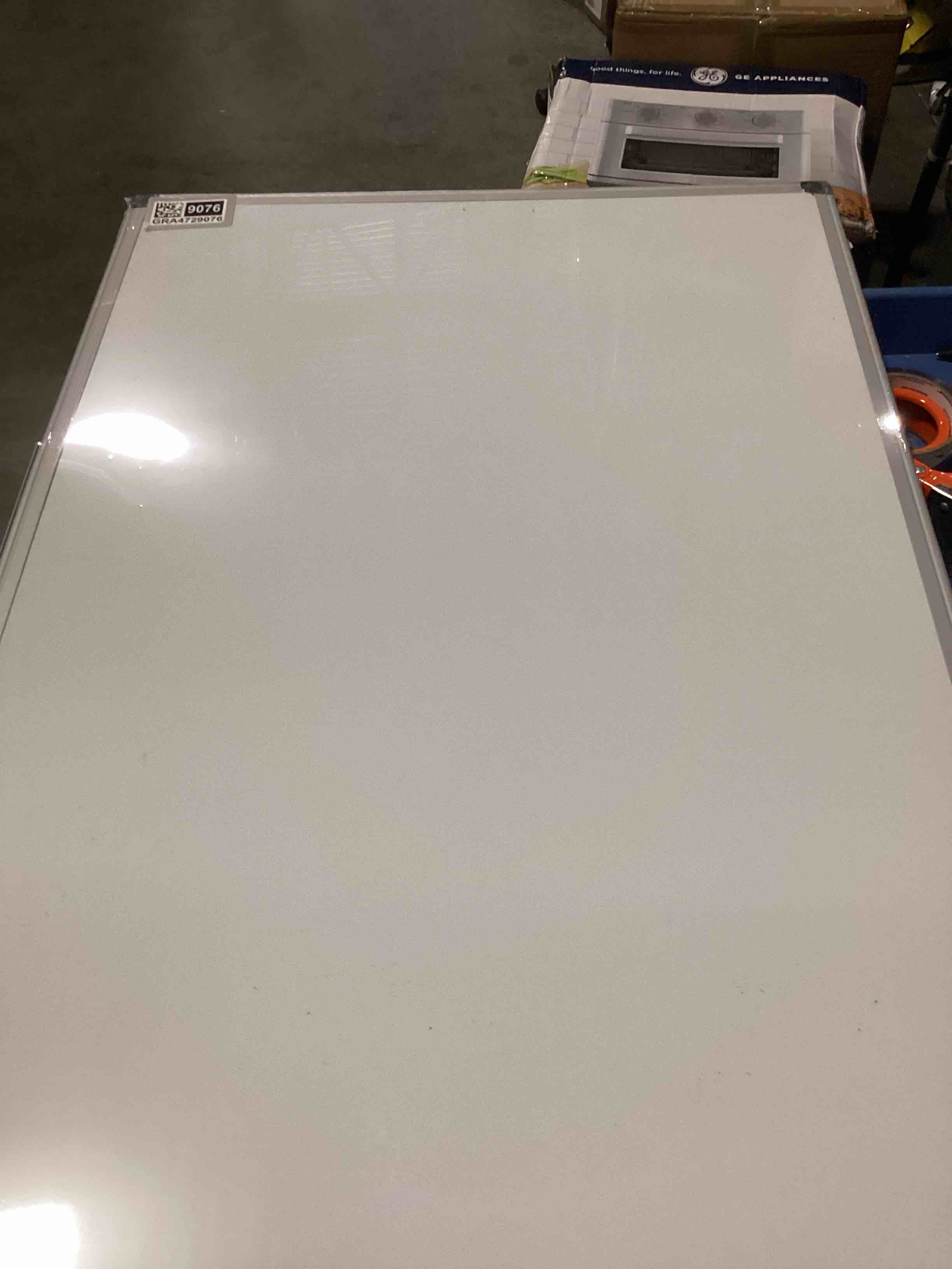 Condition photo showing As Is for viz-pro magnetic dry erase board, 36 x 24 inches, silver aluminium frame