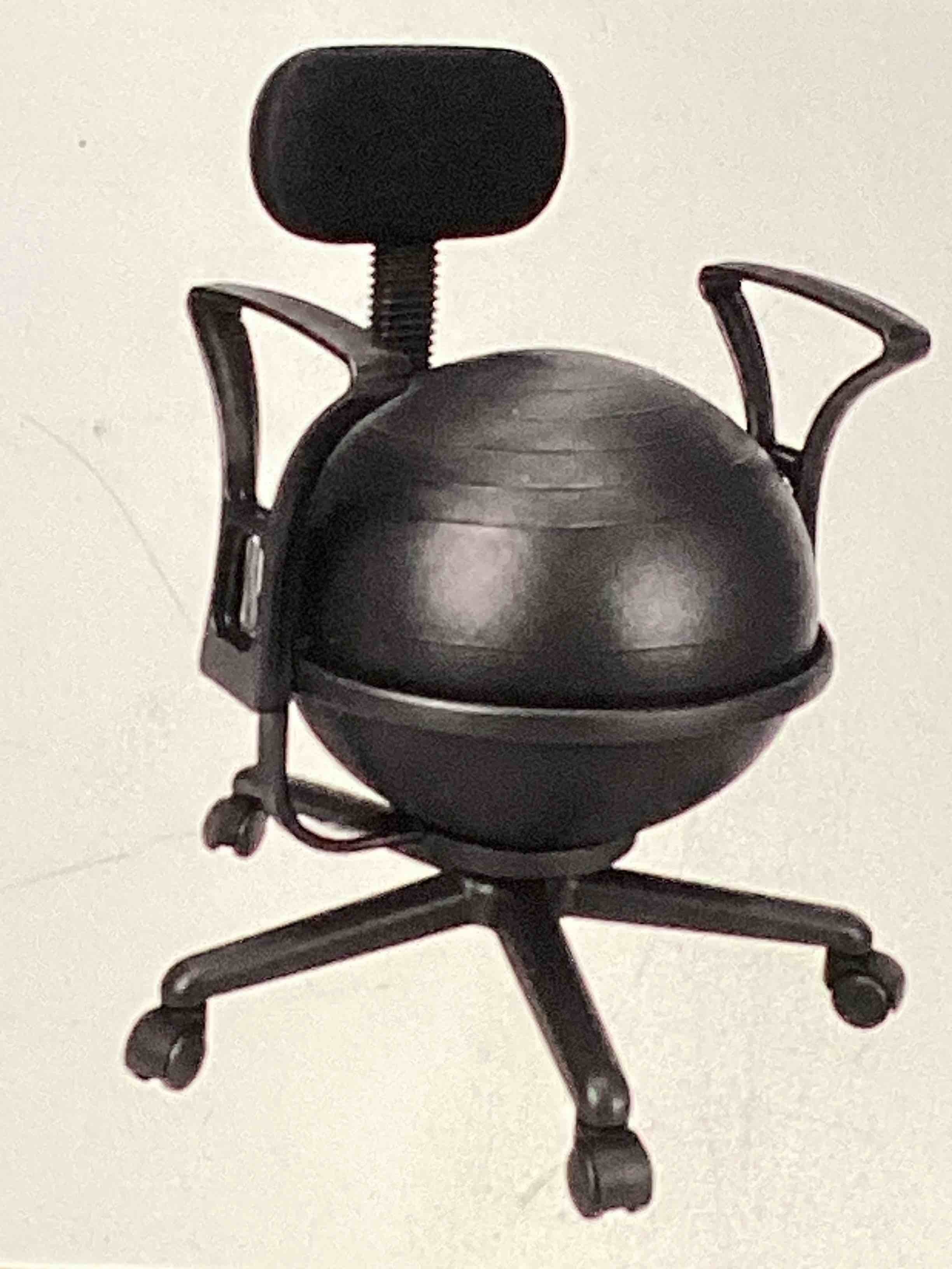Condition photo showing As Is for fit chair ergonomic sitting sitting exercise bar office chair with headrest