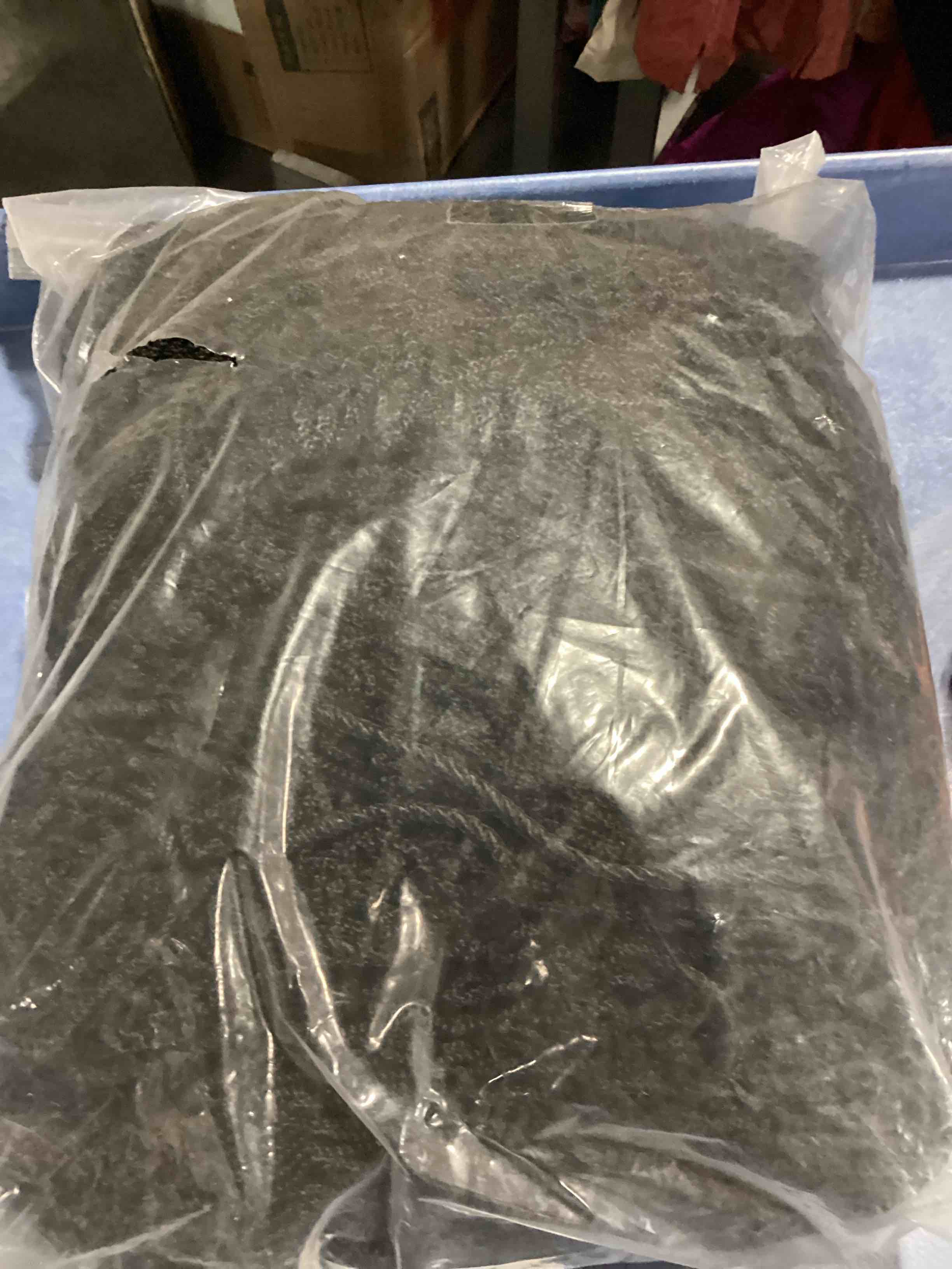 Condition photo showing Good Condition for custom safety net with is 3.17 feet length is 50 feet color is black order is 1/8 polyester black