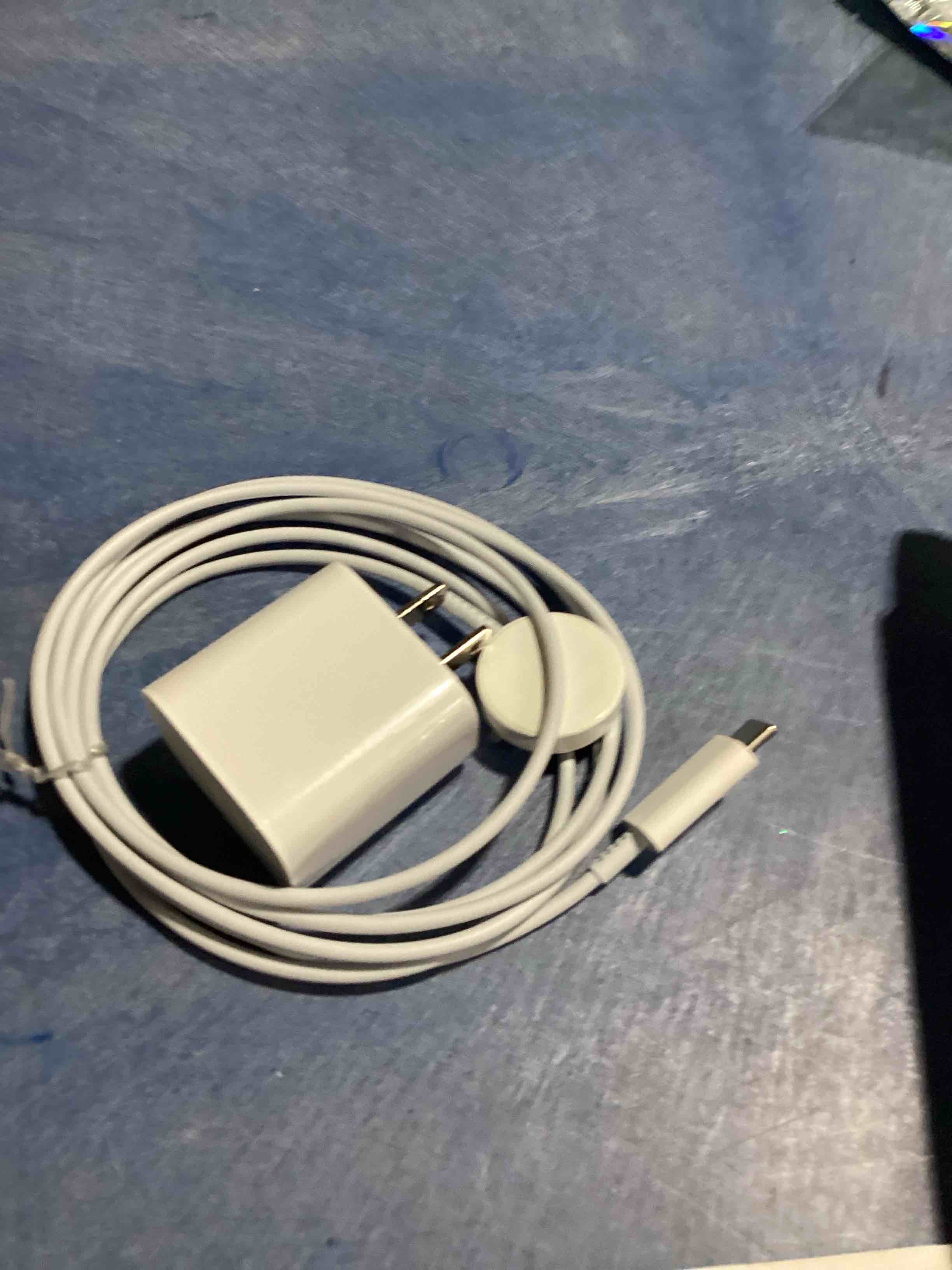 Condition photo showing Good Condition for upgraded apple watch charger, magnetic fast charger, usb c charger block plug adapter with 6ft iwatch portable wireless fast charging cable cord for iwatch series ultra/9/8/7/6/se/se2/5/4/3 6ft 1 in 1 white