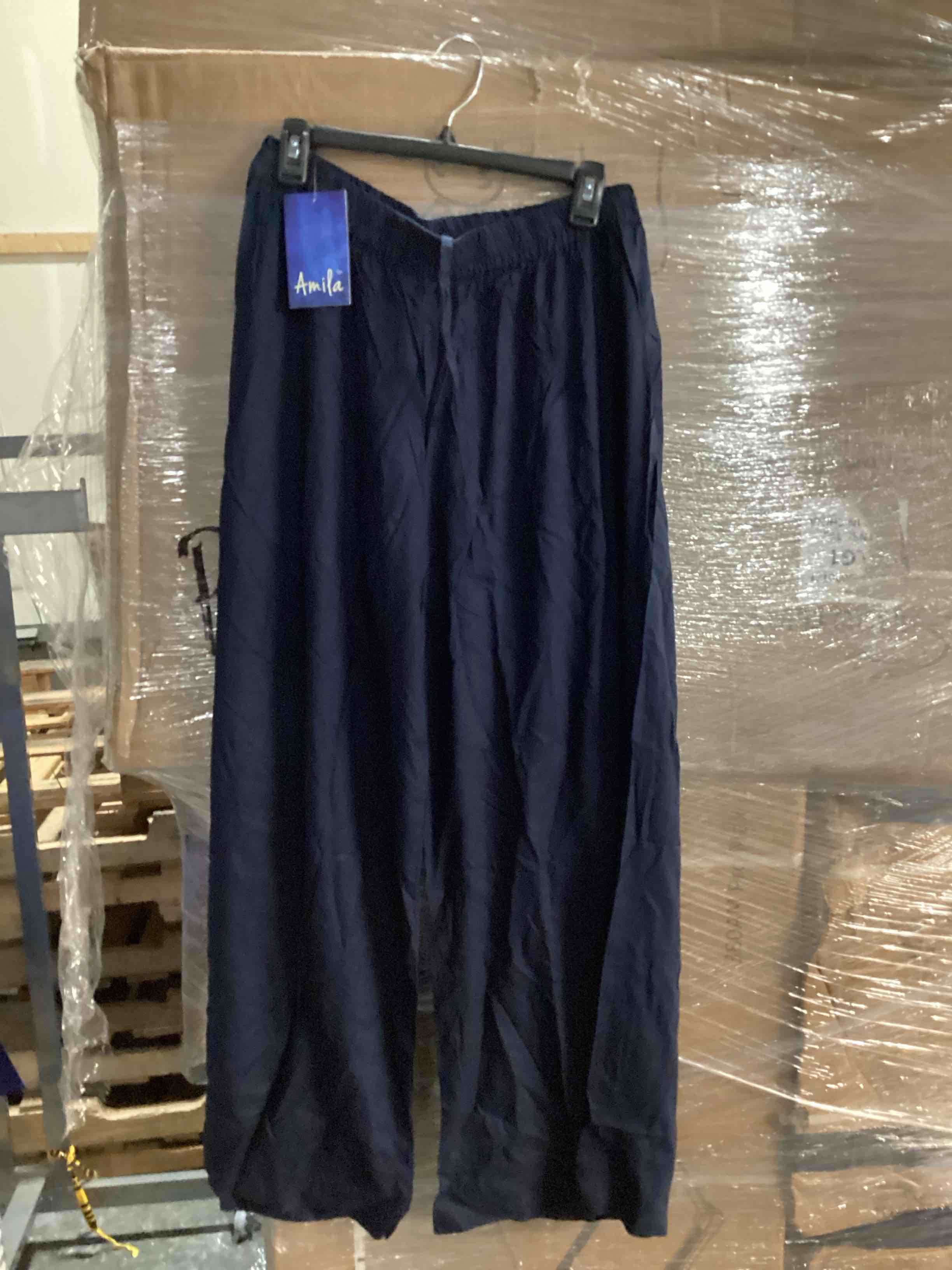 Condition photo showing New/Like New for similar product lomon cotton linen pants women wide leg palazzo pants beach vacation outfits summer 2026 flowy clothes trousers with pockets