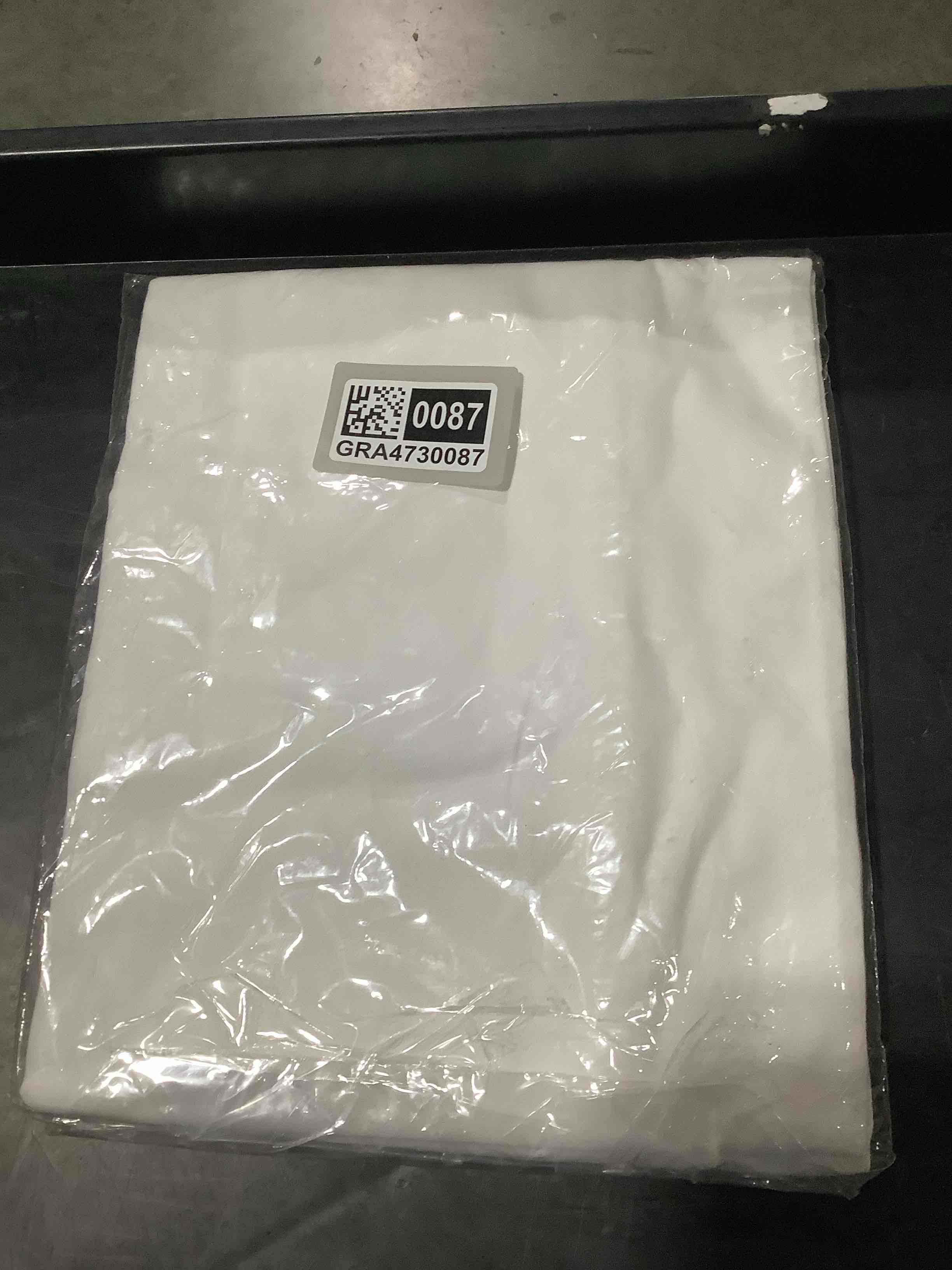 Condition photo showing New/Like New for encasa xo dining table cover | 56"x56" cotton canvas square tablecloth | machine washable, white table cloth for indoor & outdoor dining, durable, easy-care | suitable for any occasion 56" x 56" (square) white