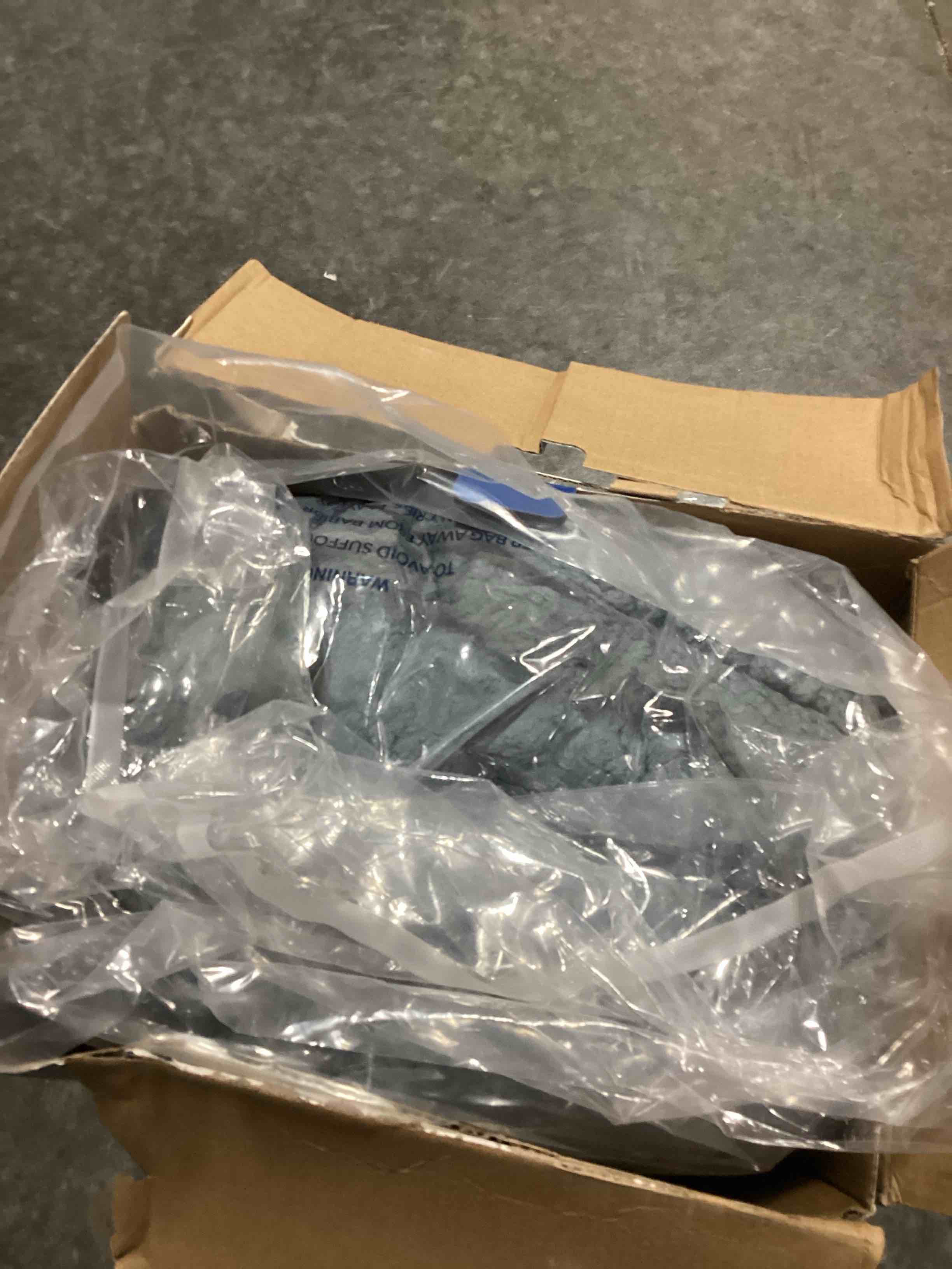Condition photo showing Good Condition for color is grey texciting electric blanket queen size 84''x90'' - heated blanket with dual control fast heating 9 heating levels & 10 hours auto off,etl certified machine washable (blue)