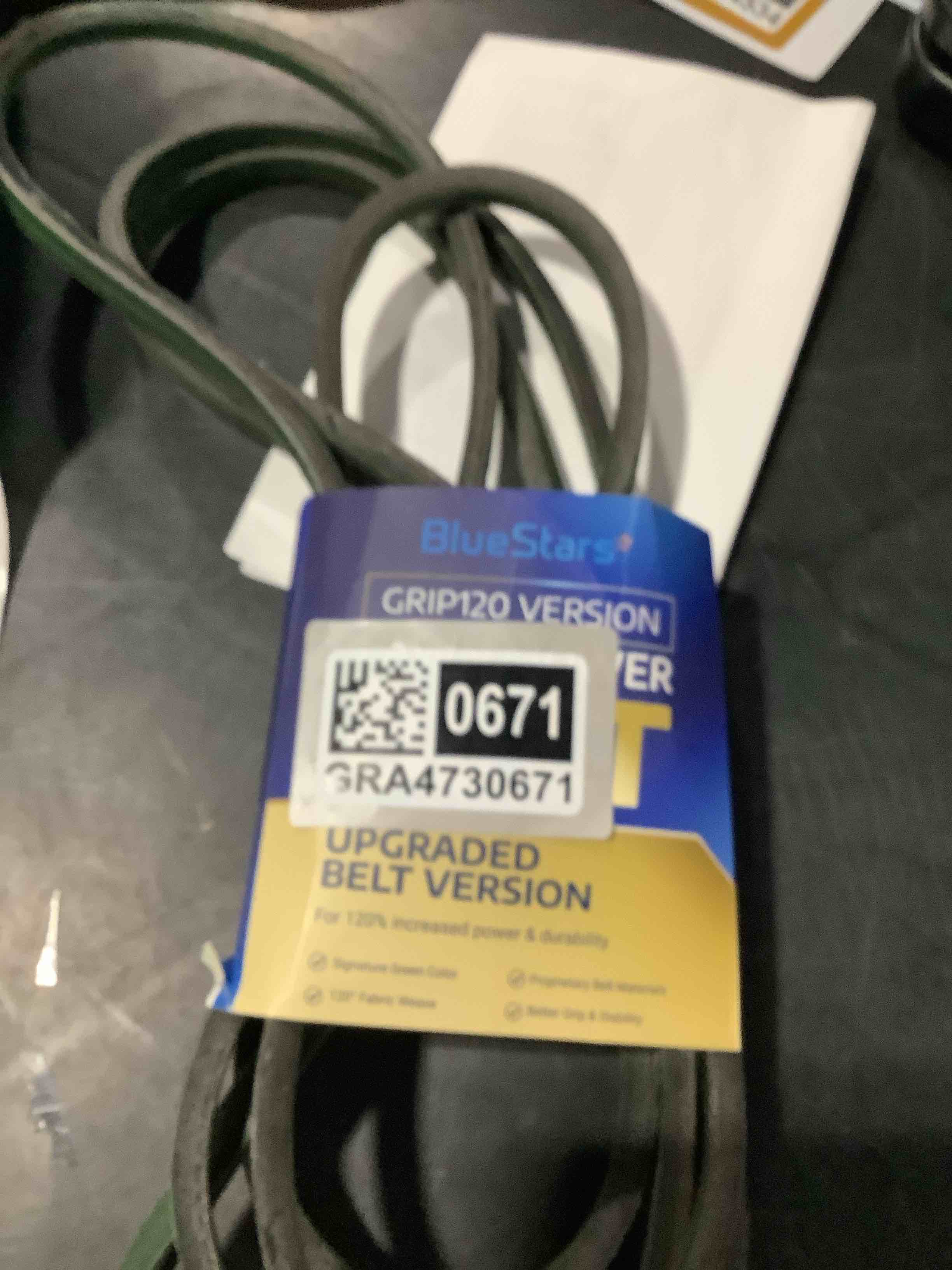Condition photo showing Good Condition for 5023256 lawn mower deck belt 1/2" x 151" for simplicity 5023256sm,snapper ztr 355z, 360z, 400z and fastcut with 44" and 50" decks,john deere x300r