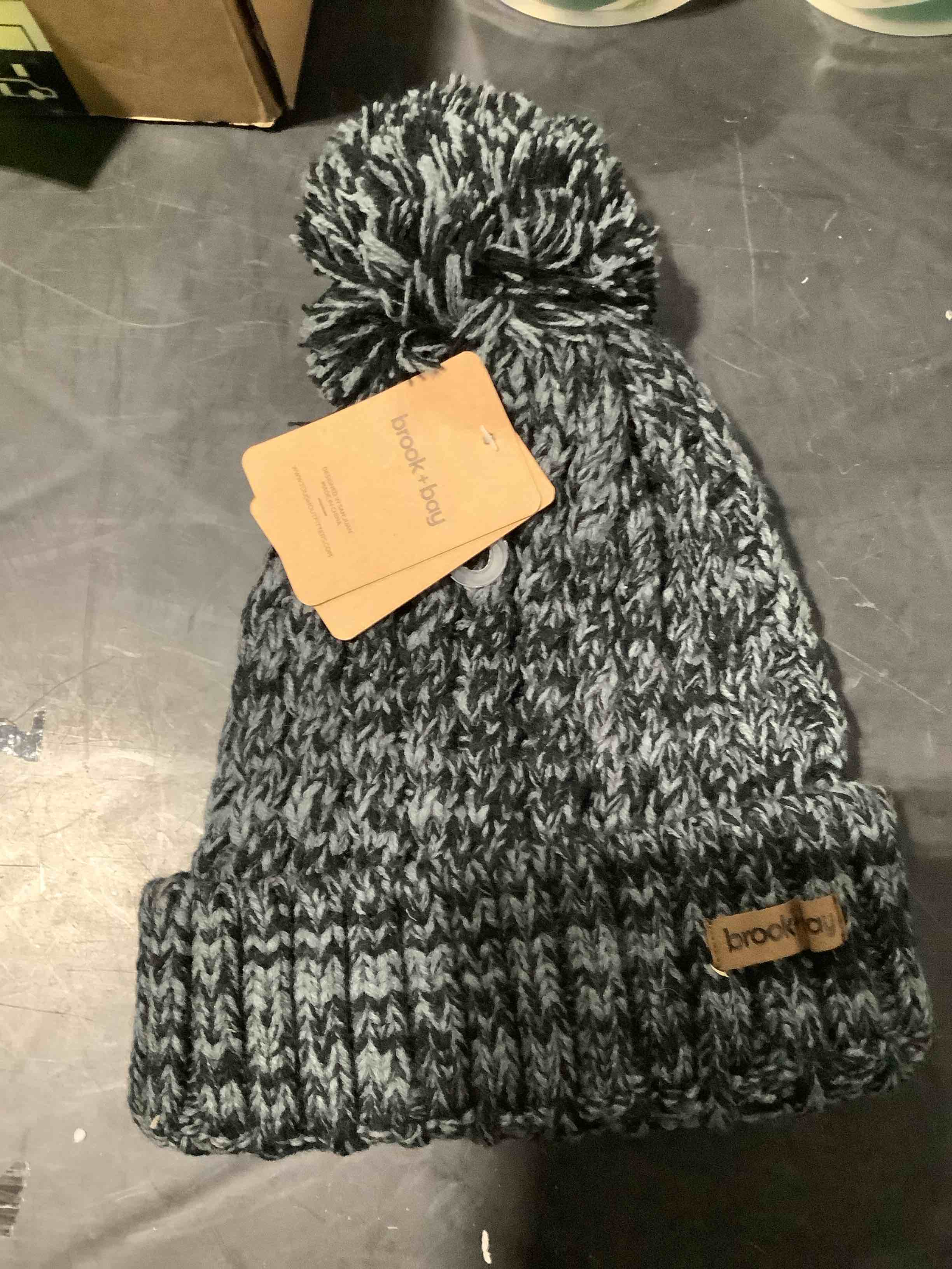 brook + bay pom pom winter hat