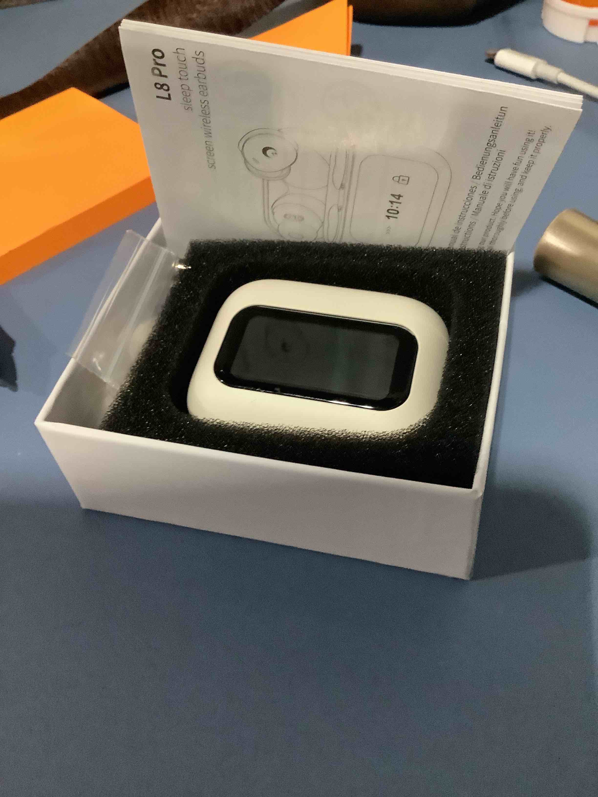 Condition photo showing Good Condition for similar product, is beige please see bidfta photos 2026 sleep earbuds bluetooth 5.4 in ear smart touch screen ear buds, 48h playtime mini sleep headphones small design for side sleepers, 5 eq modes, crystal-clear calls, ipx7 waterproof earphones beige