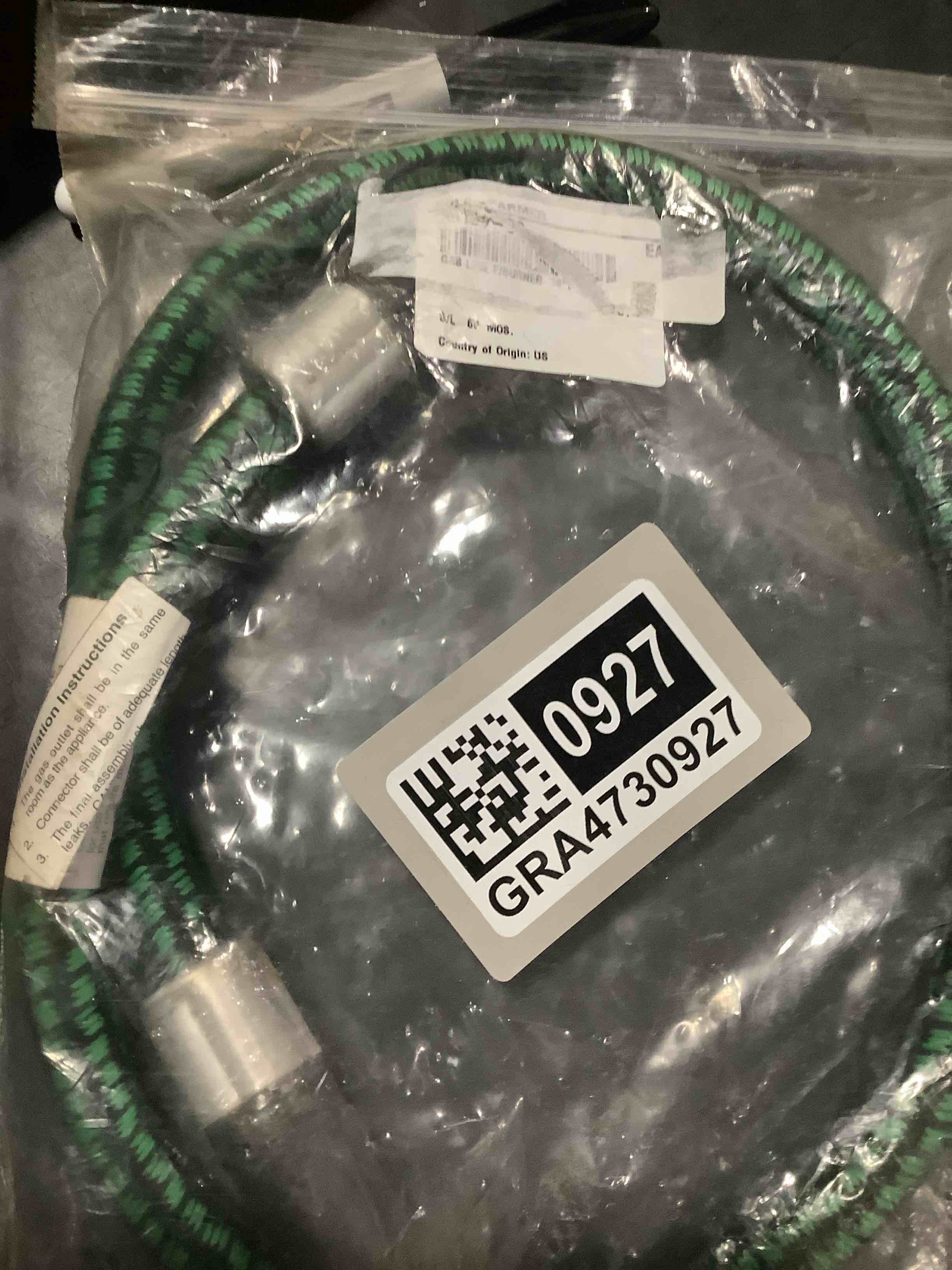 Condition photo showing New/Like New for humboldt h-2087 burner gas connector