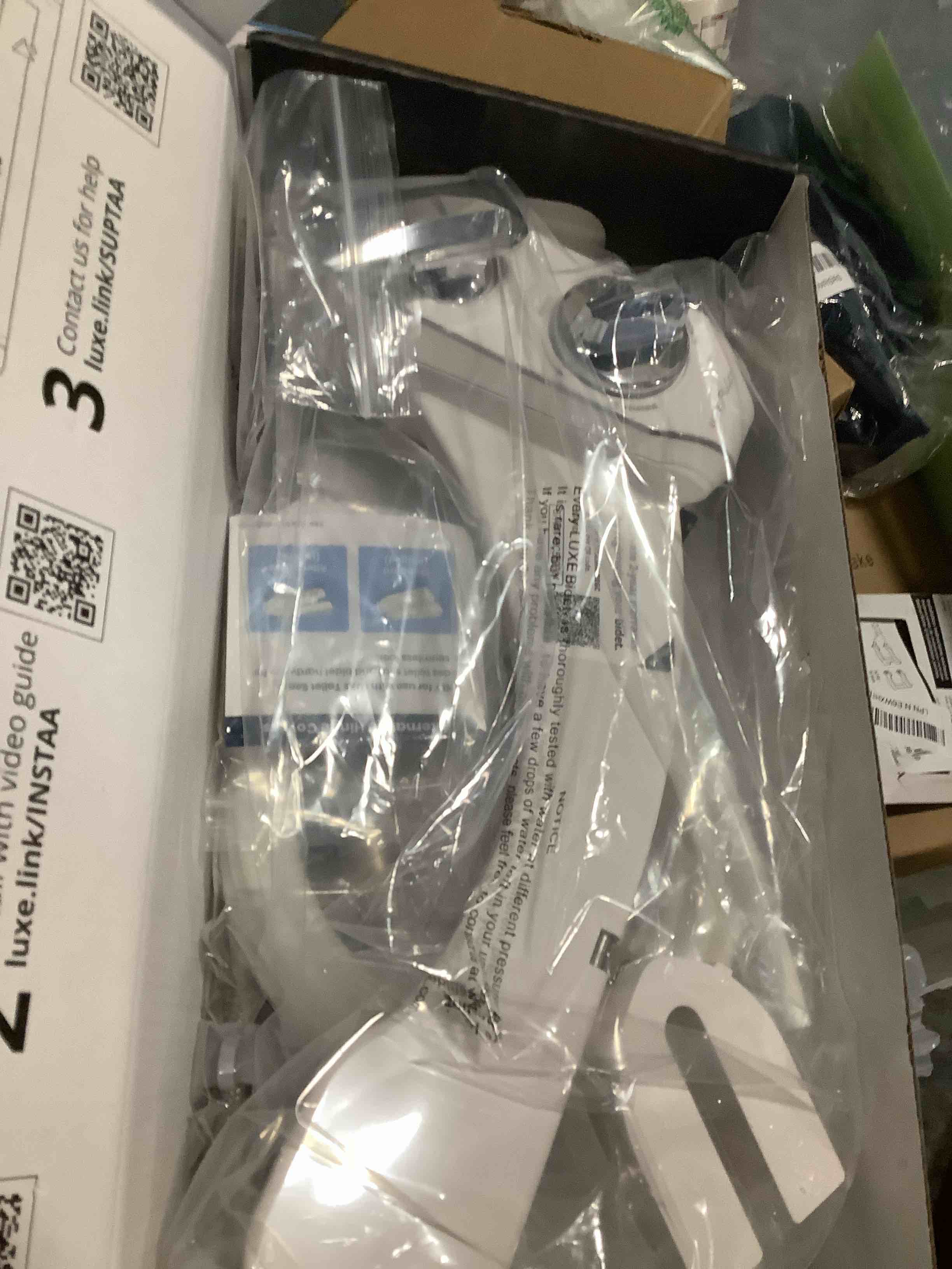 Condition photo showing Good Condition for luxe bidet neo 320 plus - warm water, dual nozzle, non-electric bidet attachment for toilet seat, patented slide-in install, 360° self-clean, ez-lift to clean, feminine & rear wash (chrome)