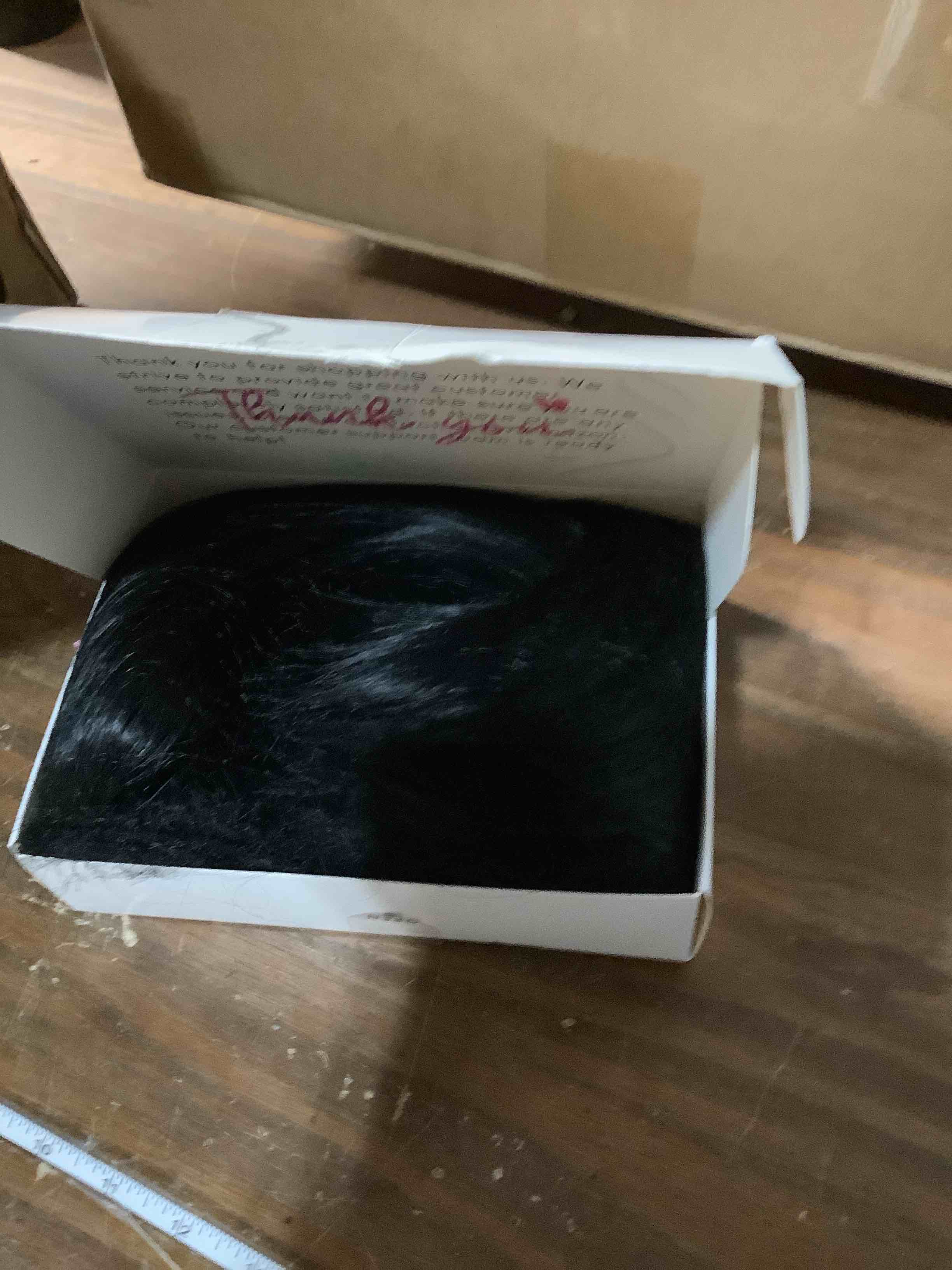 Condition photo showing Good Condition for morvally Women's 26" Long Straight Black Synthetic Resistant Hair Wigs with Bangs Natural Looking Wig for Women Halloween Cosplay