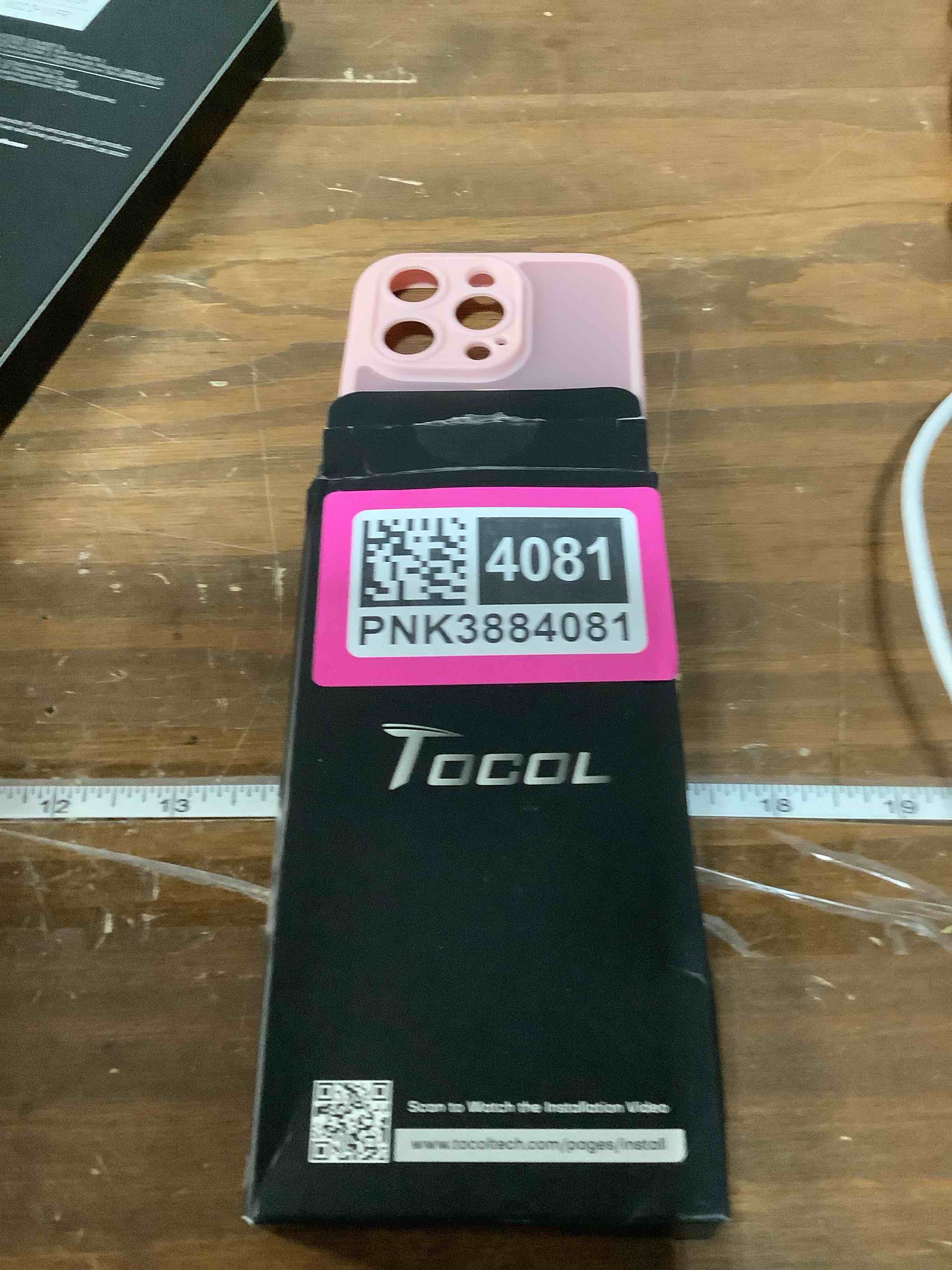 Condition photo showing Good Condition for TOCOL Magnetic for iPhone 14 Pro Case, Upgraded Full Camera Protection, Compatible with Magsafe, Drop Protection, Translucent Matte Back Bumper Phone Cover 6.1-Inch (Light Pink) iPhone 14 Pro Light Pink