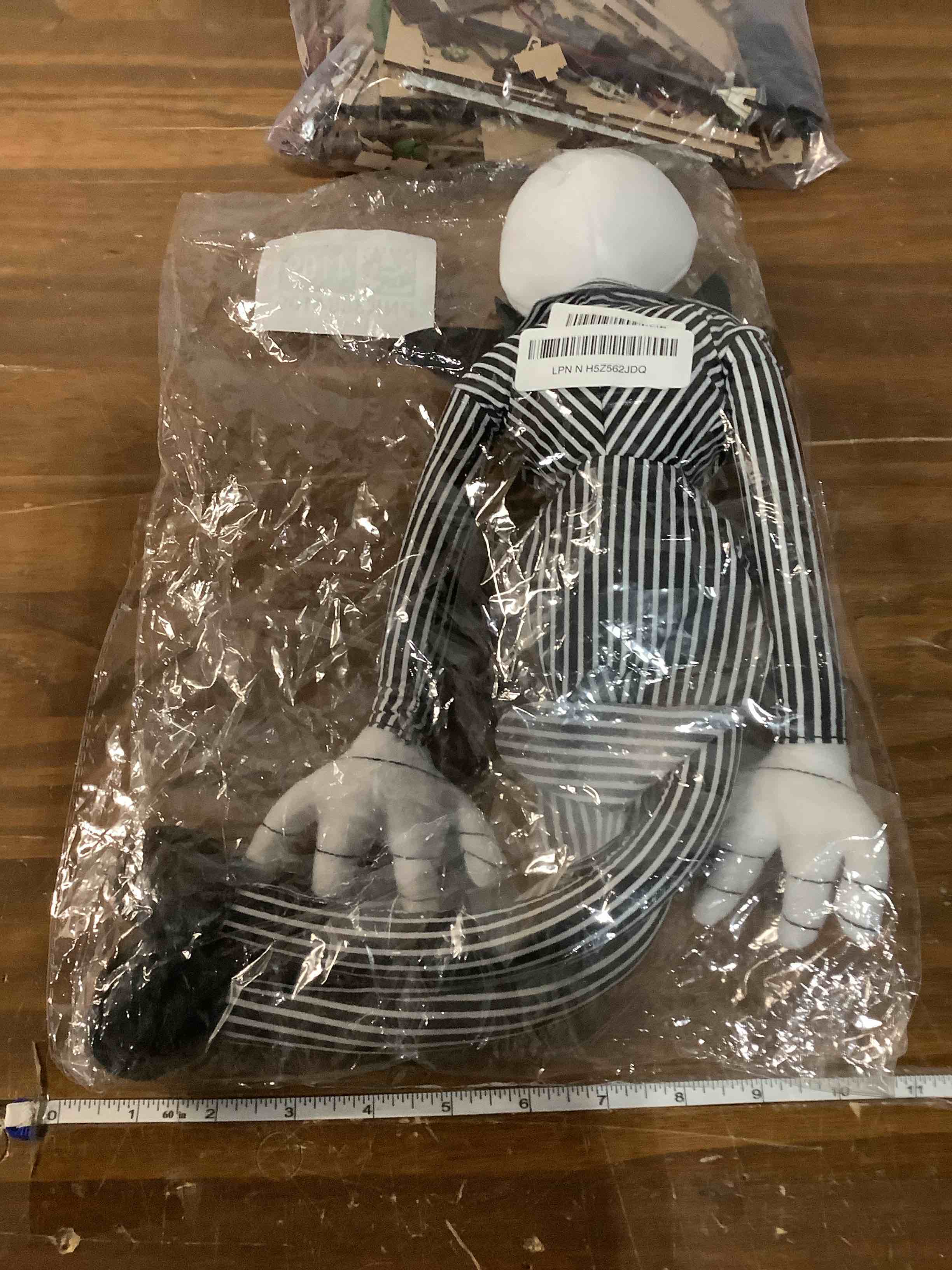 Condition photo showing Good Condition for Jack Skellington Plush Doll Nightmare Before Christmas Toys - 20 Inches Pumpkin King Plush Stuffed Baby Dolls (Black)