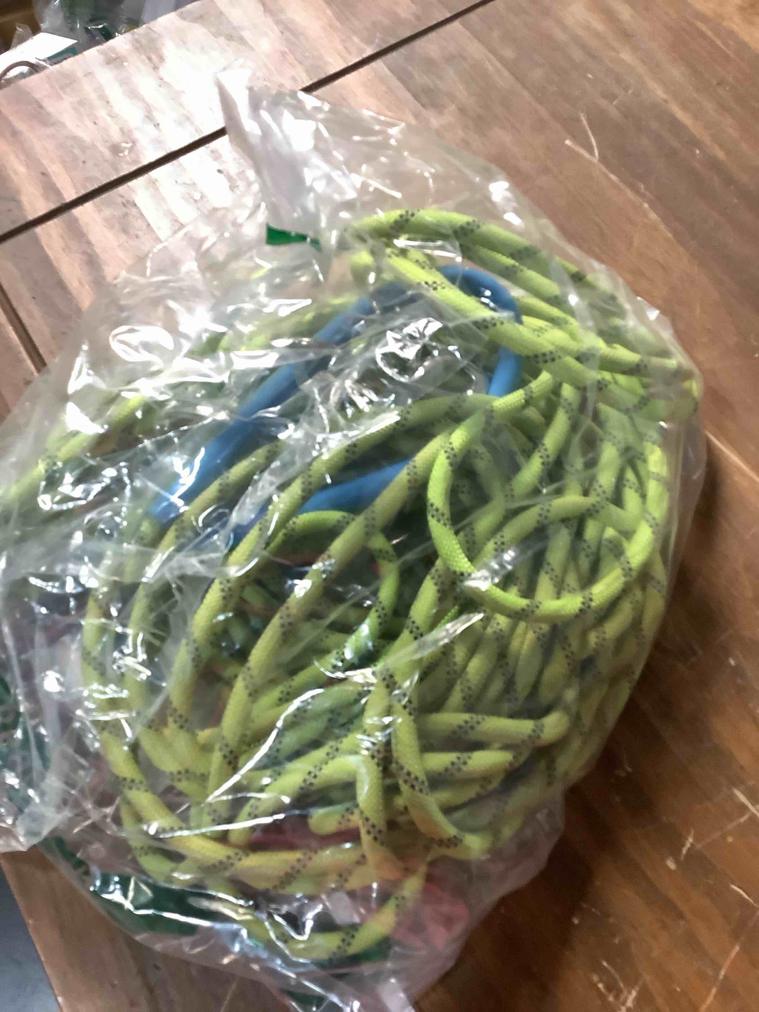 Condition photo showing Good Condition for NTR Long Leash for Dog Training, 50FT Rope Lead with with 2 Swivel Hooks and Comfortable Padded Handle for Dog Leash for Small Medium and Large Dogs Walking Training Hiking Camping Playing 50ft*1/3" Green