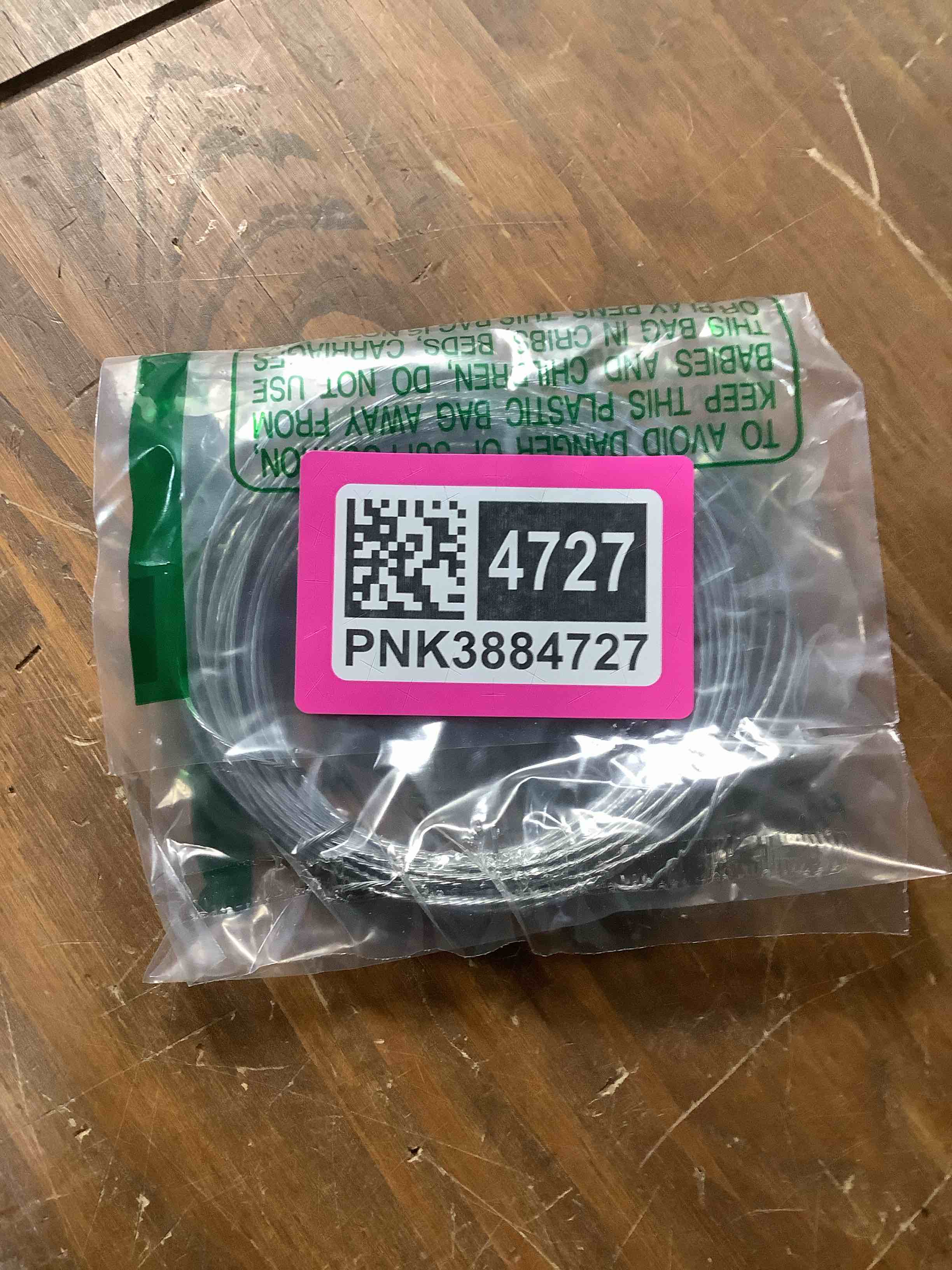 Condition photo showing Good Condition for Picture Hanging Wire #2 50-Feet Braided Silver Steel Wire Supports up to 30lbs 50 Feet-Silver