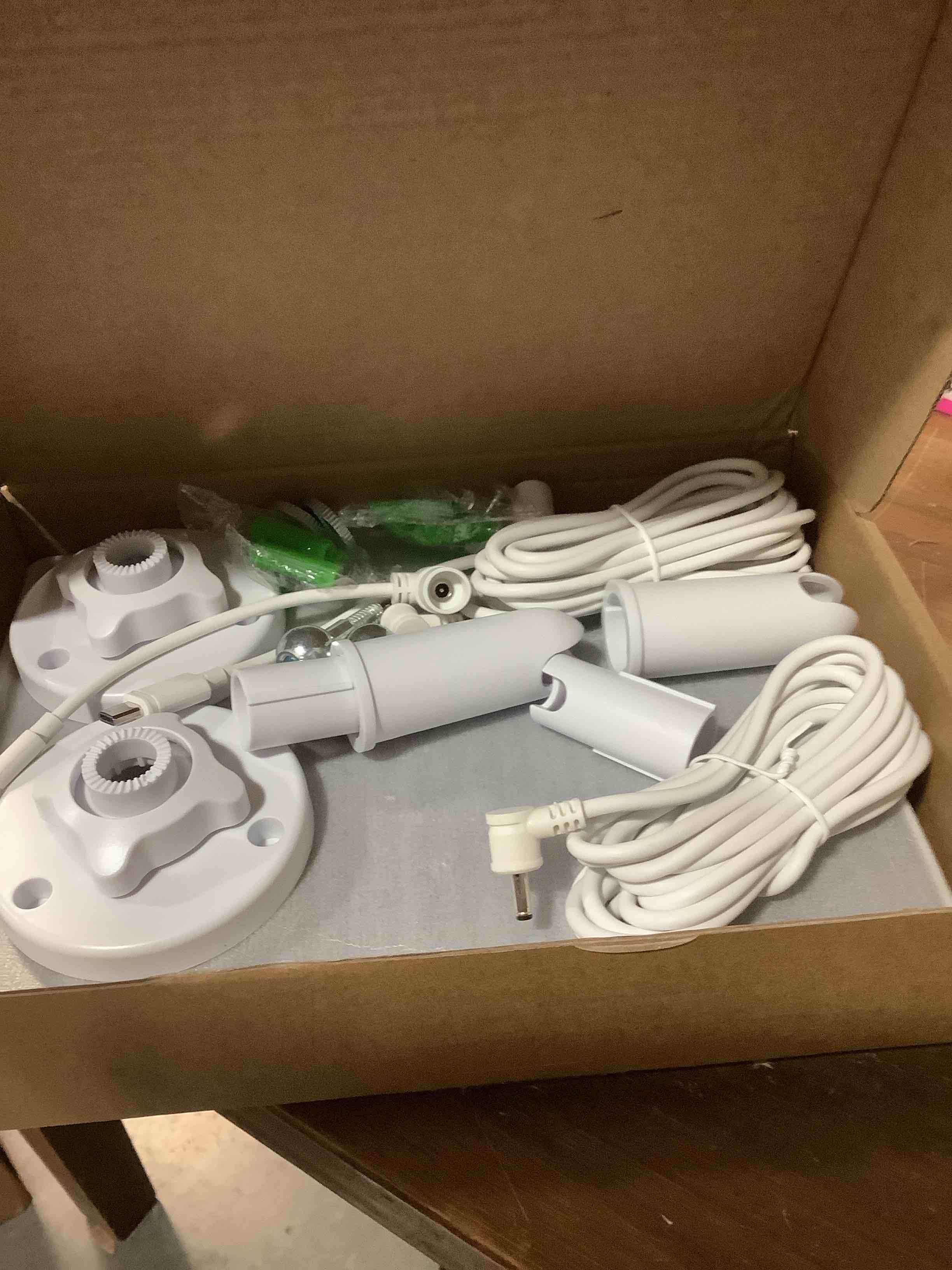 Condition photo showing Good Condition for Ring Camera Solar Panel, Compatible with Ri ng Stick Up Cam Battery, Ring Spotlight Plus/Pro Battery, Waterproof 5V6W, 9.8 inch Long Charging Cable (2Pack) (White) White 2Pack