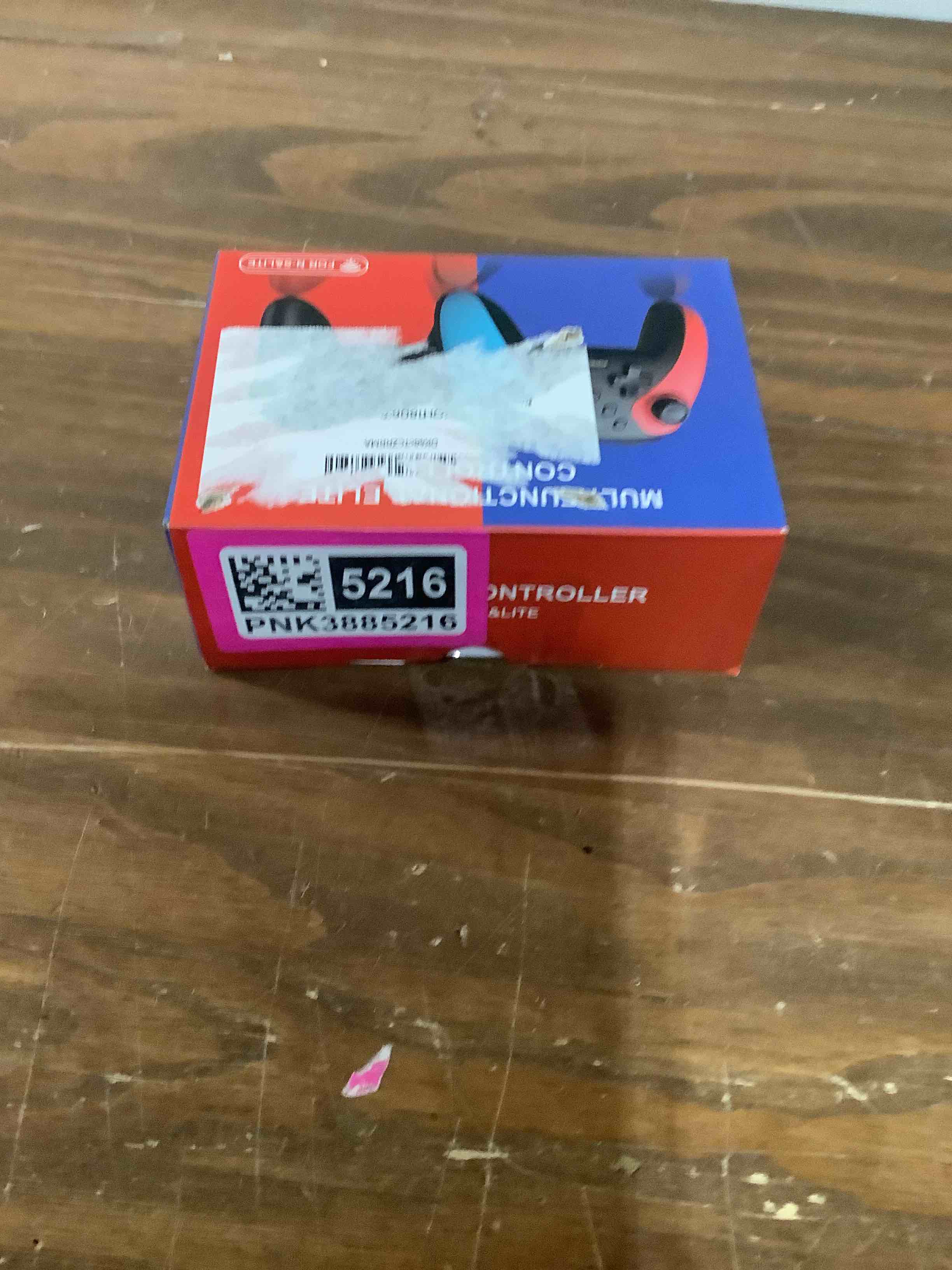 Condition photo showing Good Condition for Wireless Switch Controller for Nintendo Switch/Switch 2/Lite/OLED Controller, Switch Controller with a Mouse Touch Feeling on Back Buttons, Extra Switch Pro Controller with Wake-up,Programmable, Turbo Function Red+Blue