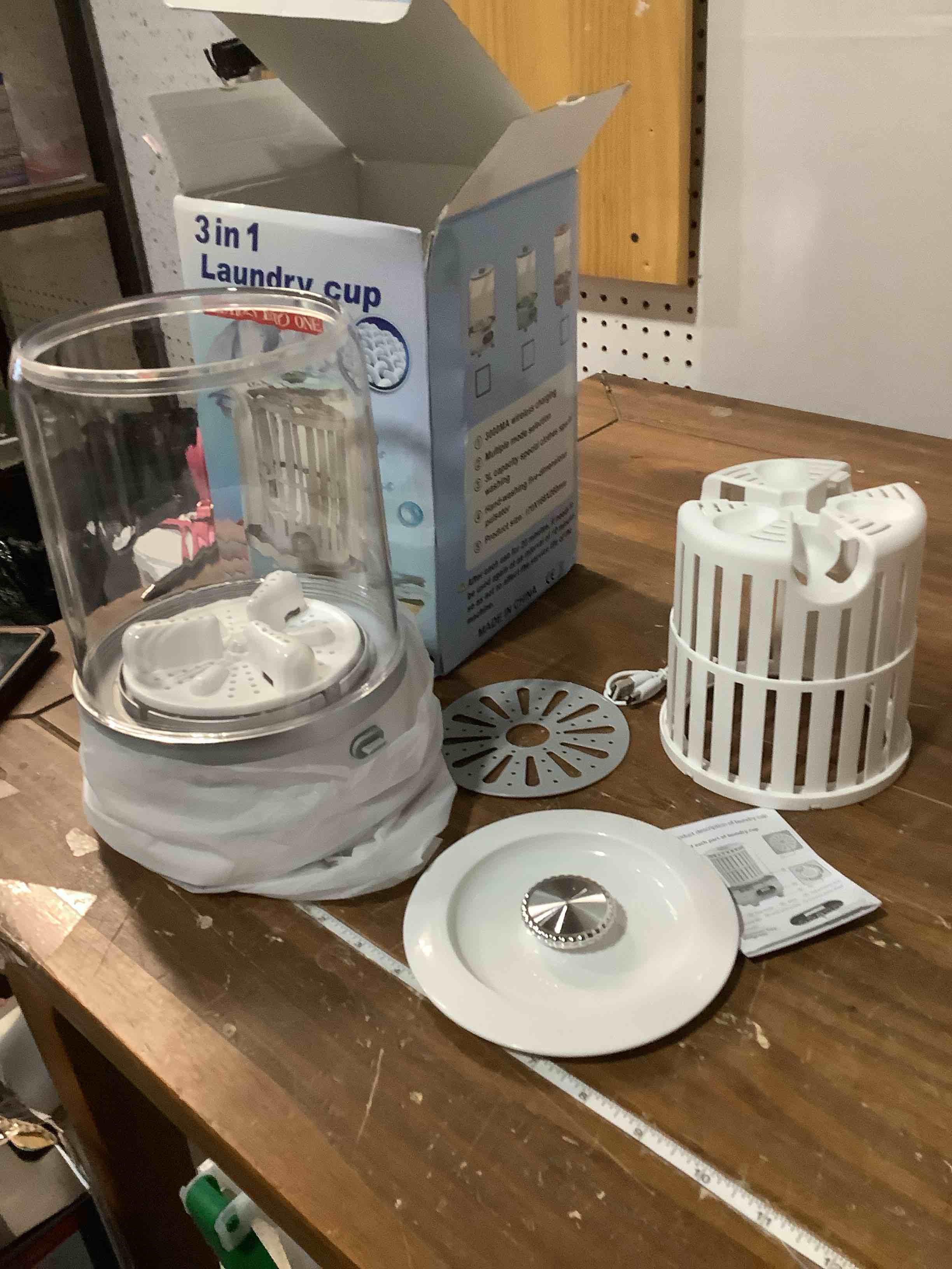 Condition photo showing Good Condition for 3L Portable Washing Machine,3 In 1 Portable Washer And Dryer Underwear Washing Machine,Mini Lavadora Portatil for Home, Apartment, Hotel, Camping & Travel(3L capacity)