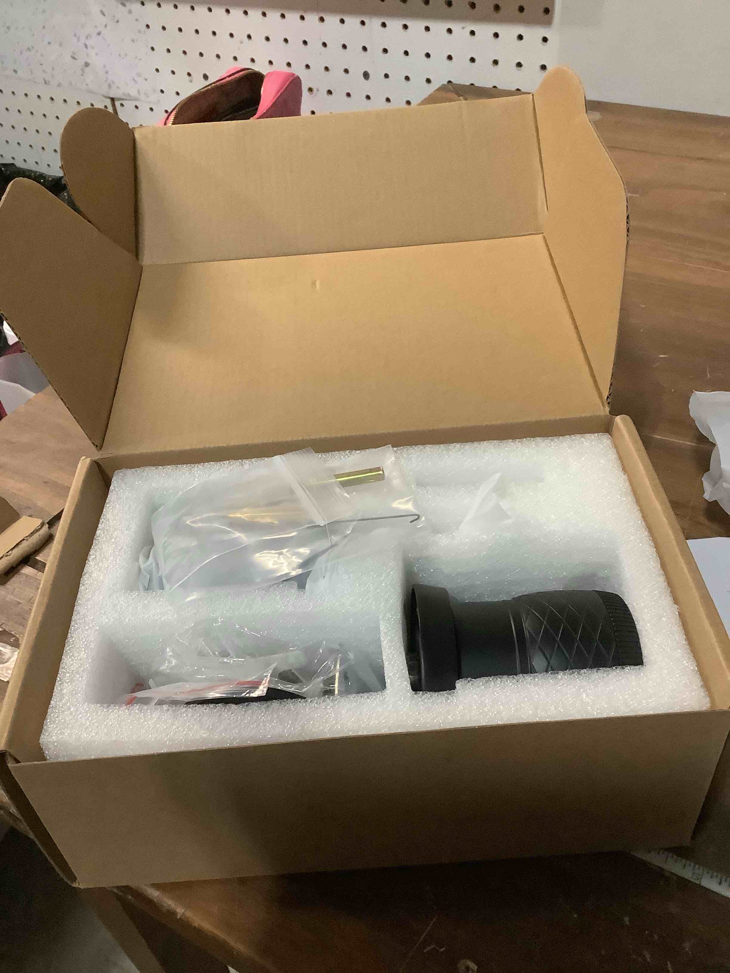 Condition photo showing Good Condition for Leydebong Keyless Entry Fingerprint Door Knob, Smart Biometric Door Lock with Keypad Passcode Door Knob with Auto-Lock for Front Door, Bedroom, Gate & Office, Finish in Matte Black 1 Matte Black