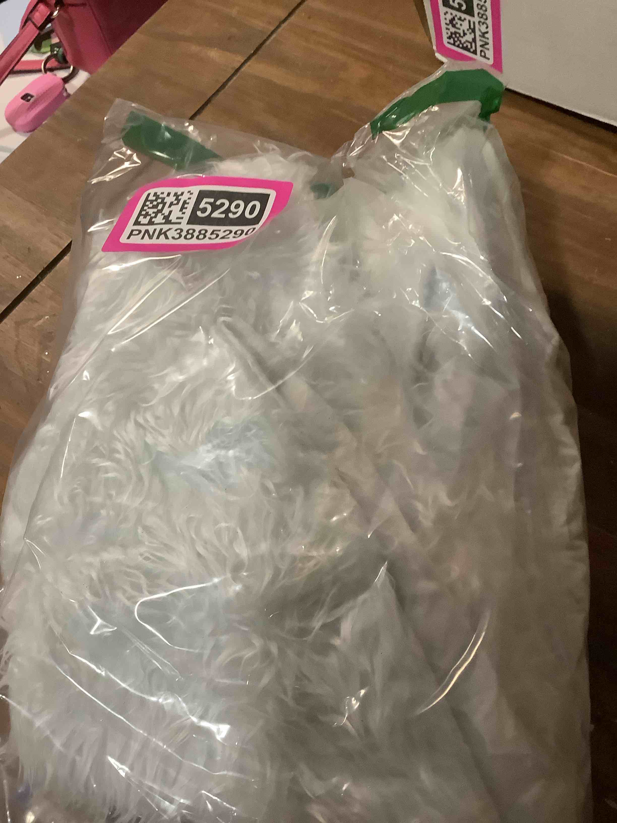 Condition photo showing Good Condition for 36Inch White Christmas Tree Skirt- Faux Fur Plush Skirt Christmas Tree Decoration Holiday Party Indoor Outdoor Christmas Decorations for Merry Christmas