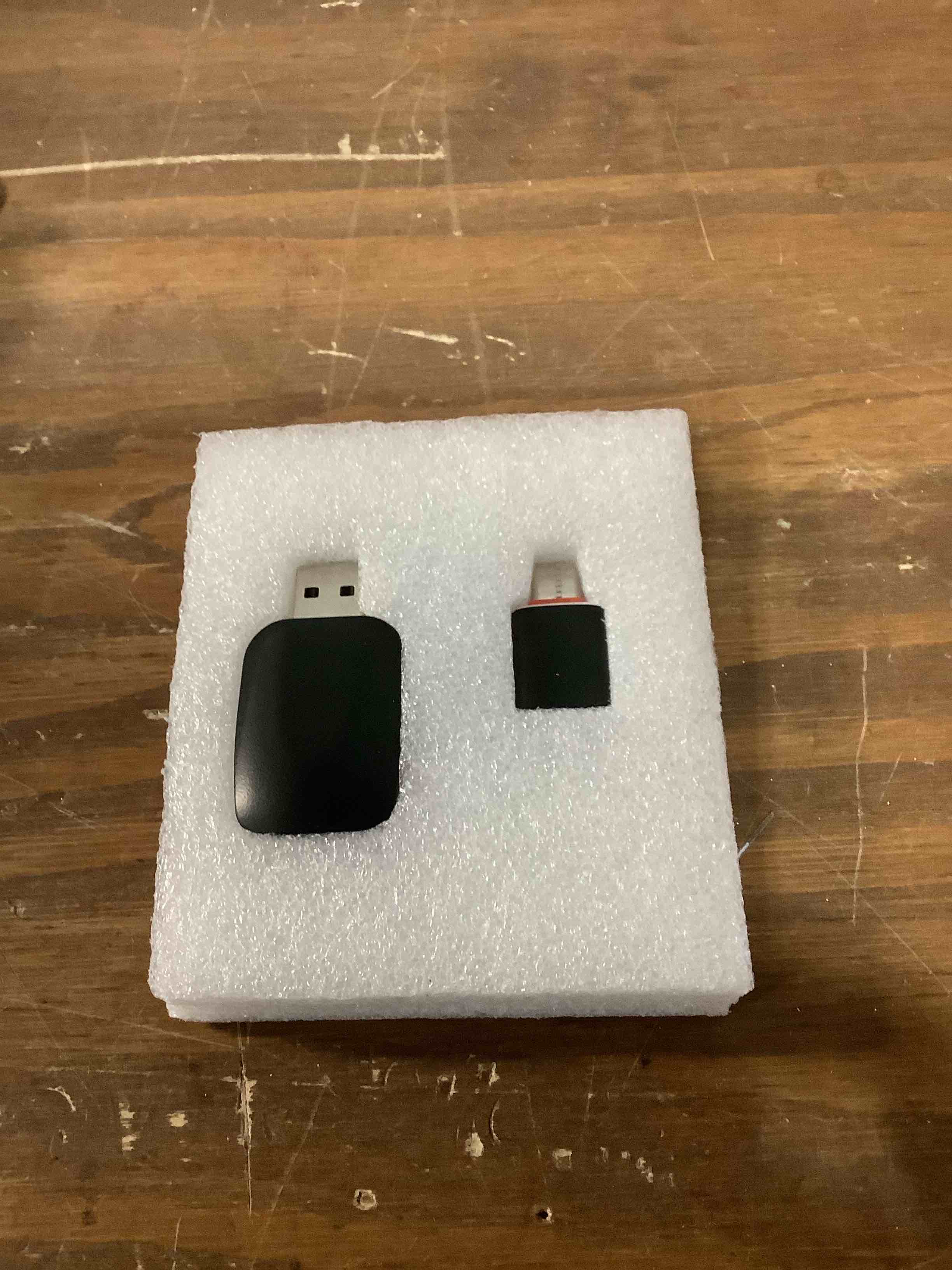 Condition photo showing Good Condition for CAMECHO 2-in-1 Wireless CarPlay Android Auto Car Adapter, Wireless Apple Car Play Android Auto Dongle, CarPlay Adapter Converts Factory Wired to Wireless, Plug & Play, Fast Connect No Delay