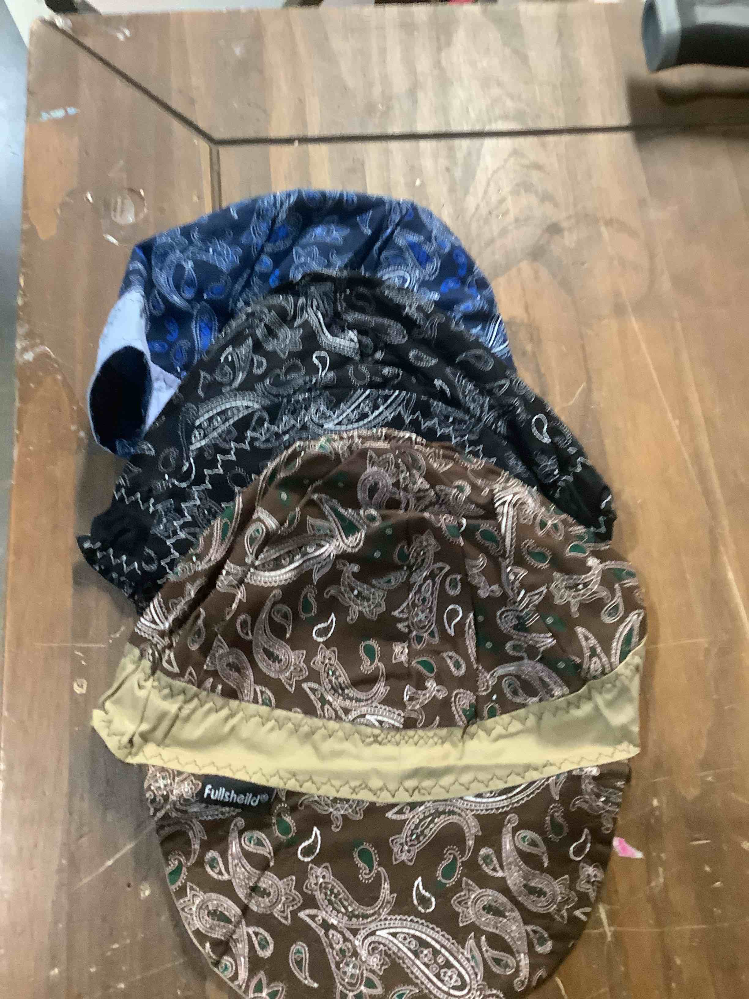 Condition photo showing Good Condition for Fullsheild Reversible Welding Cap OneSize Flame Resistant Cotton Welder Hat Hood FR High Crown 3 pcs One Size Multicolor-3pcs