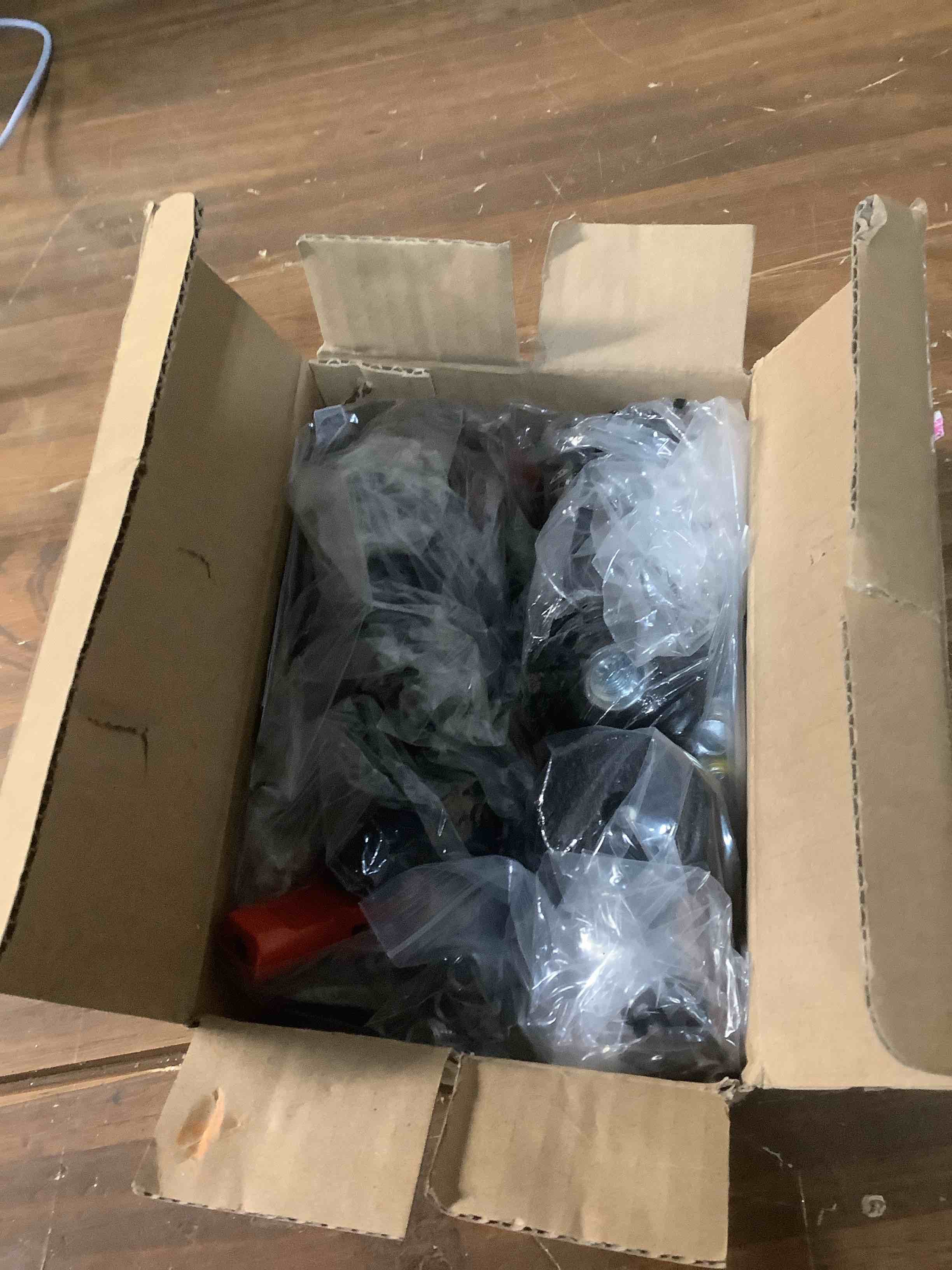 Condition photo showing Good Condition for 1.5" Inch Stem Leveling Casters Wheel with Ratchet Handle, 1/2 Inch and M12 Stem Size, Height Adjustable Heavy Duty Casters Set of 4 Total Load 580 Lbs, Workbench Retractable Caster, T50, Black T50-Black