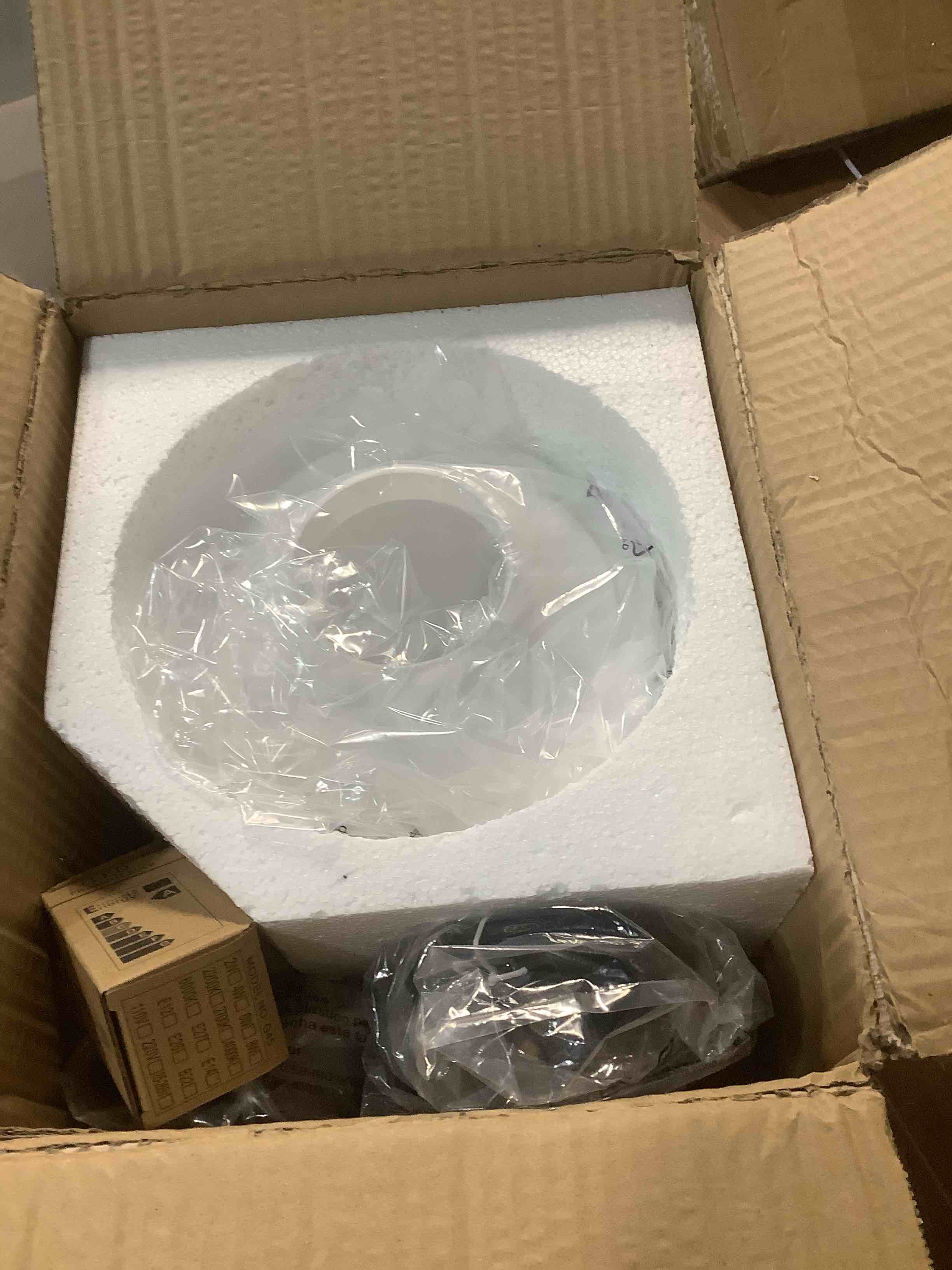 Condition photo showing Good Condition for Black Schoolhouse Light Fixture 8" Milk Glass Pendant Light Schoolhouse Pendant Light Milk Glass Light Fixture Mid Century Pendant Light for Bedroom Bathroom Kitchen Hallway (Bulb Incl.) Pendant 8 inch Black