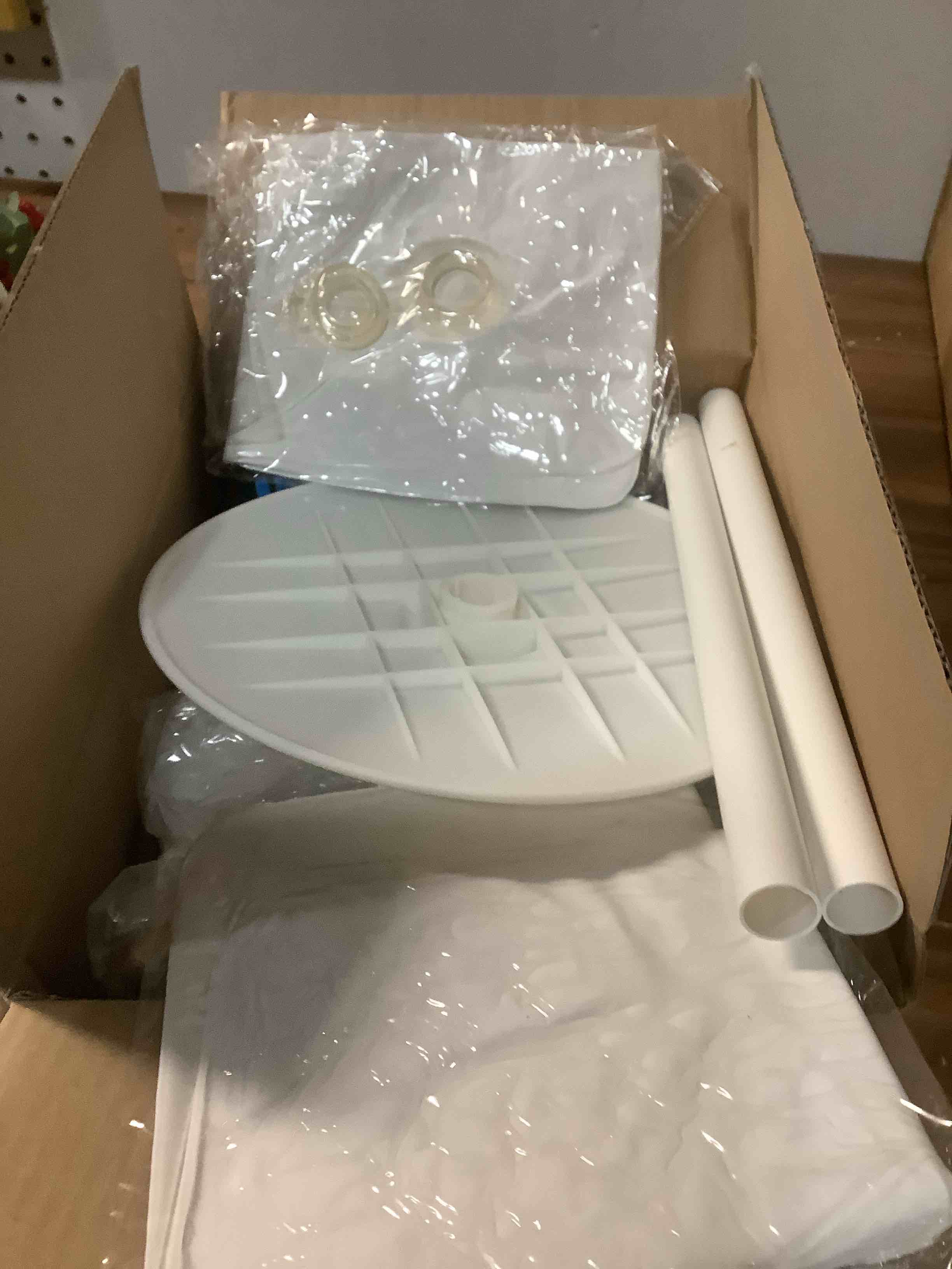 Condition photo showing Good Condition for Balloon Arch Kit, 7.4ft Balloon Arch Stand Frame with Base: for Wedding Baby Shower Birthday Party Decorations Black