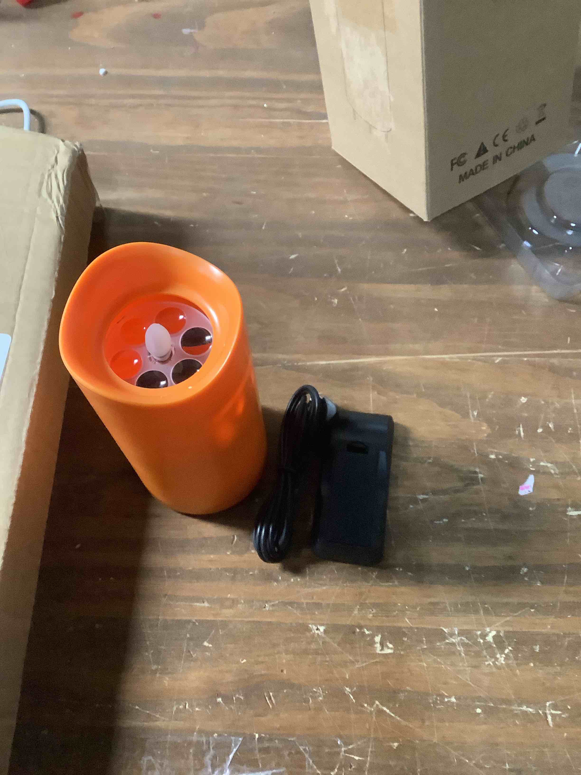 Condition photo showing Good Condition for Baquler Easter Bunny Flameless Candles Projector Lights Easter LED Candle Battery Operated Spring Night Light with Remote Timer Bunny Basket Party Electric Gift for Spring Farmhouse Table Home Decor 1 Easter