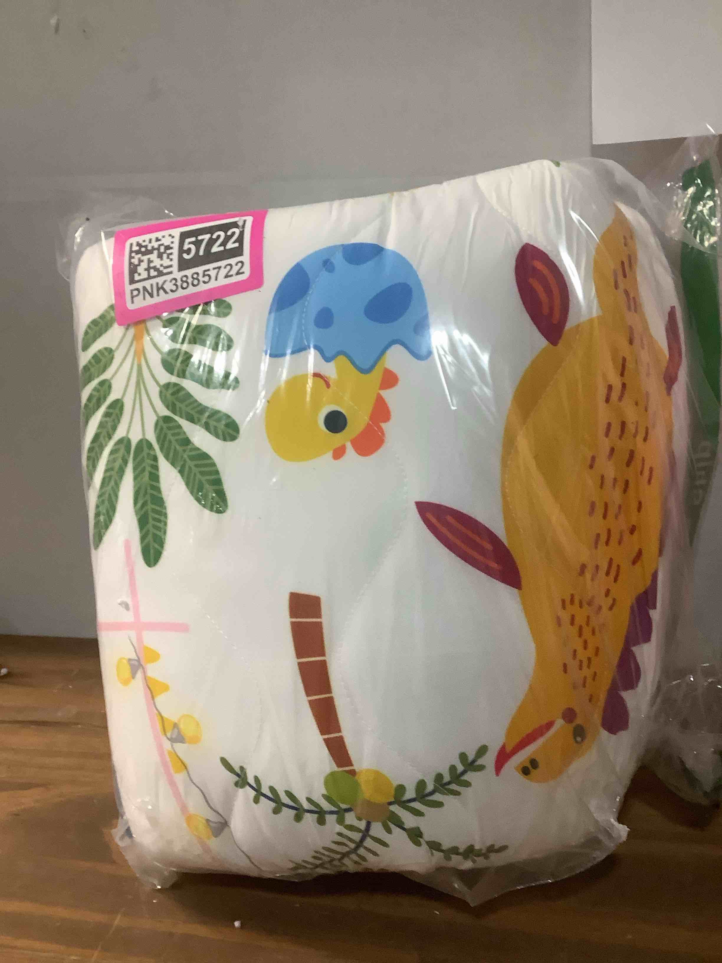 Condition photo showing Good Condition for Baby Play Mat - Thicken 50x50 Inch Soft Foam Crawling Mat for Playpen & Floor, Non-Slip Waterproof Playmats for Infants & Toddlers, Portable Foldable & Machine Washable, Dinosaur & Letters Animals & Letters 50" X 50"