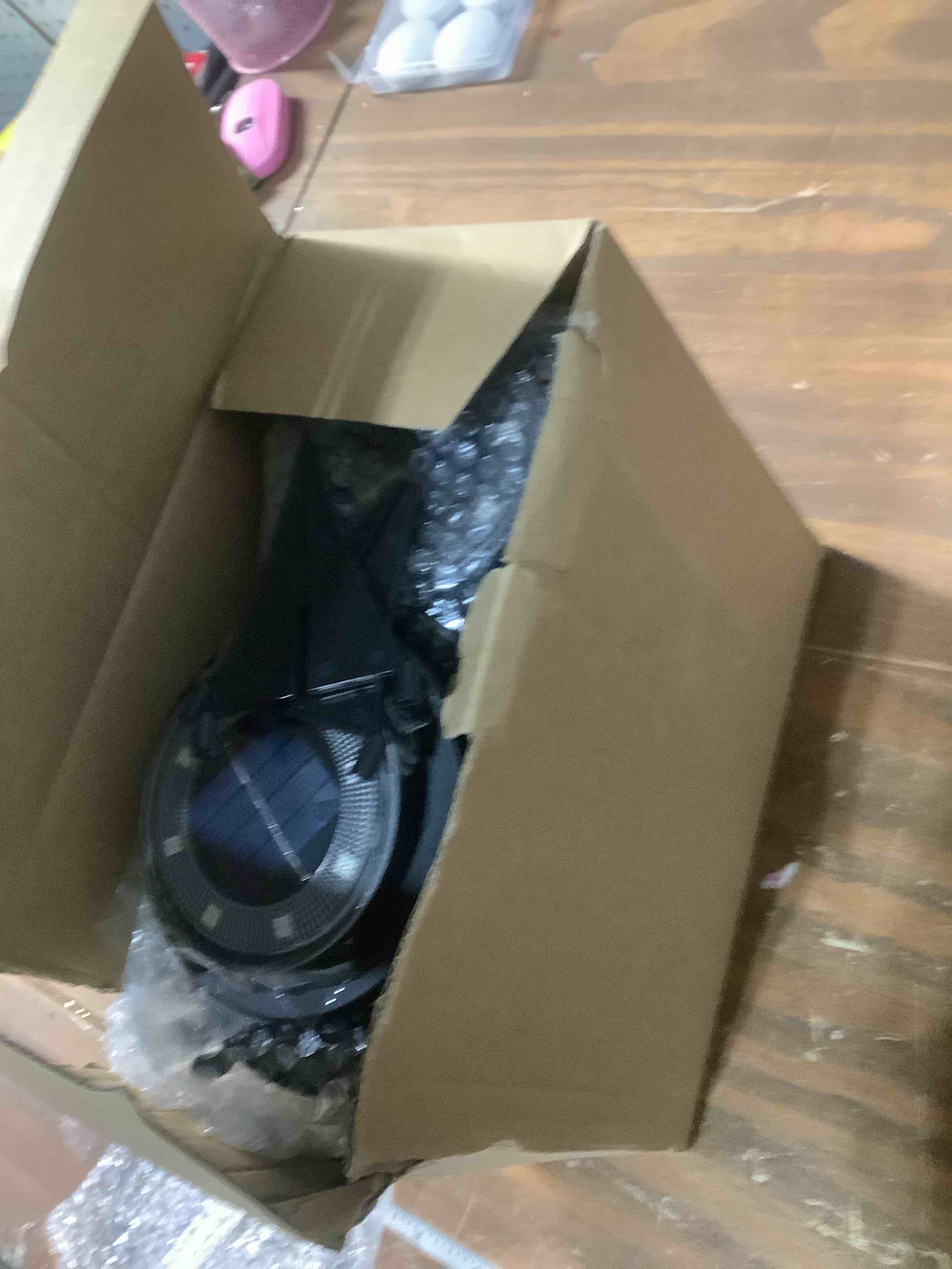 Condition photo showing Good Condition for Flacchi Solar Ground Lights - Solar Powered Lights Outdoor Solar Disk Light Waterproof Landscape Light for Patio Yard Pathway Walkway Driveway (Red, 12 Pack) Red 12 Pack