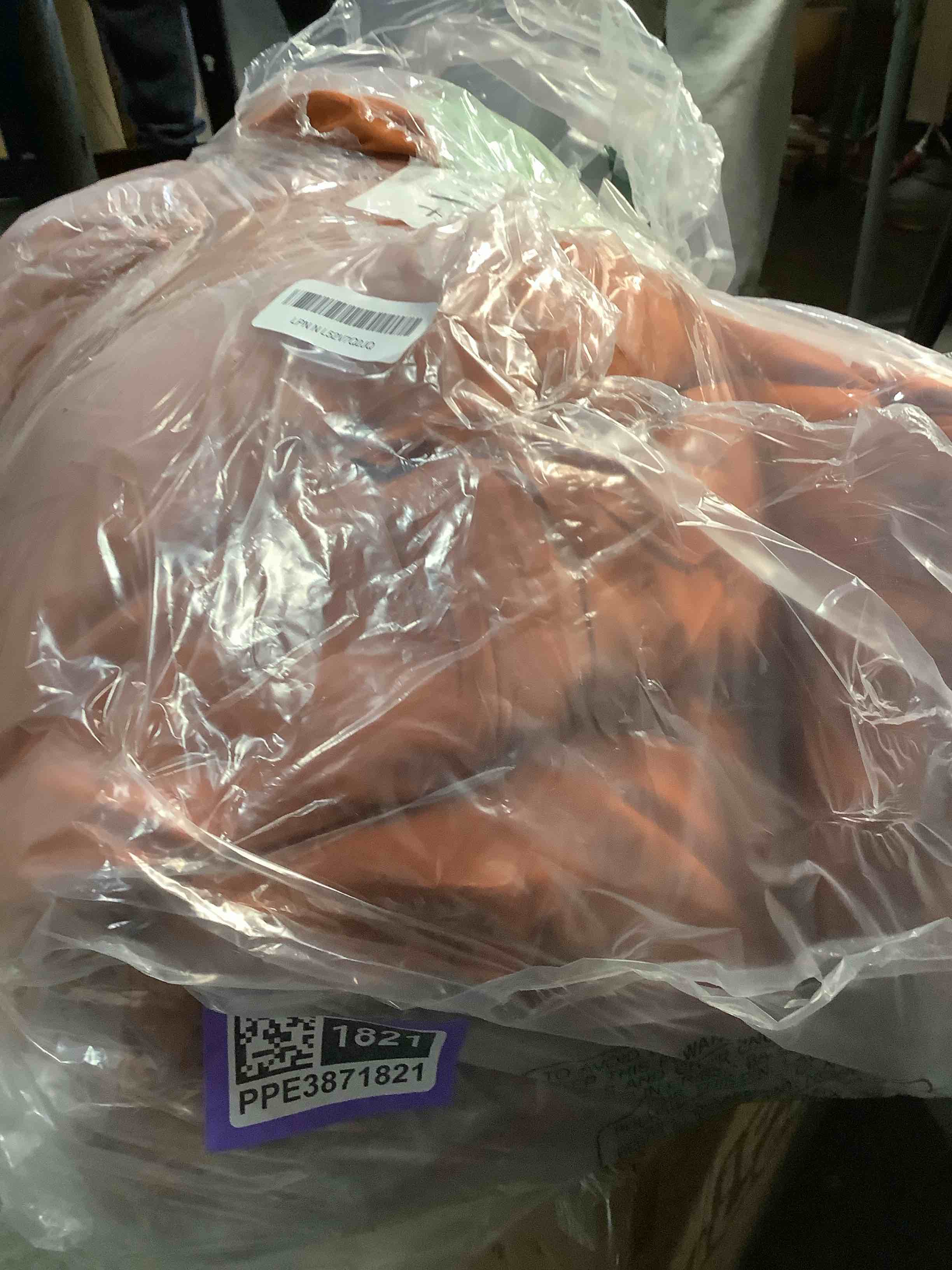 Condition photo showing Good Condition for Maple&Stone Orange Comforter Set Queen, 7 Pieces Bed in a Bag Queen, Pintuck Bedding Sets with Comforter, Sheets, Pillowcases & Shams - Burnt Orange Burnt Orange Queen