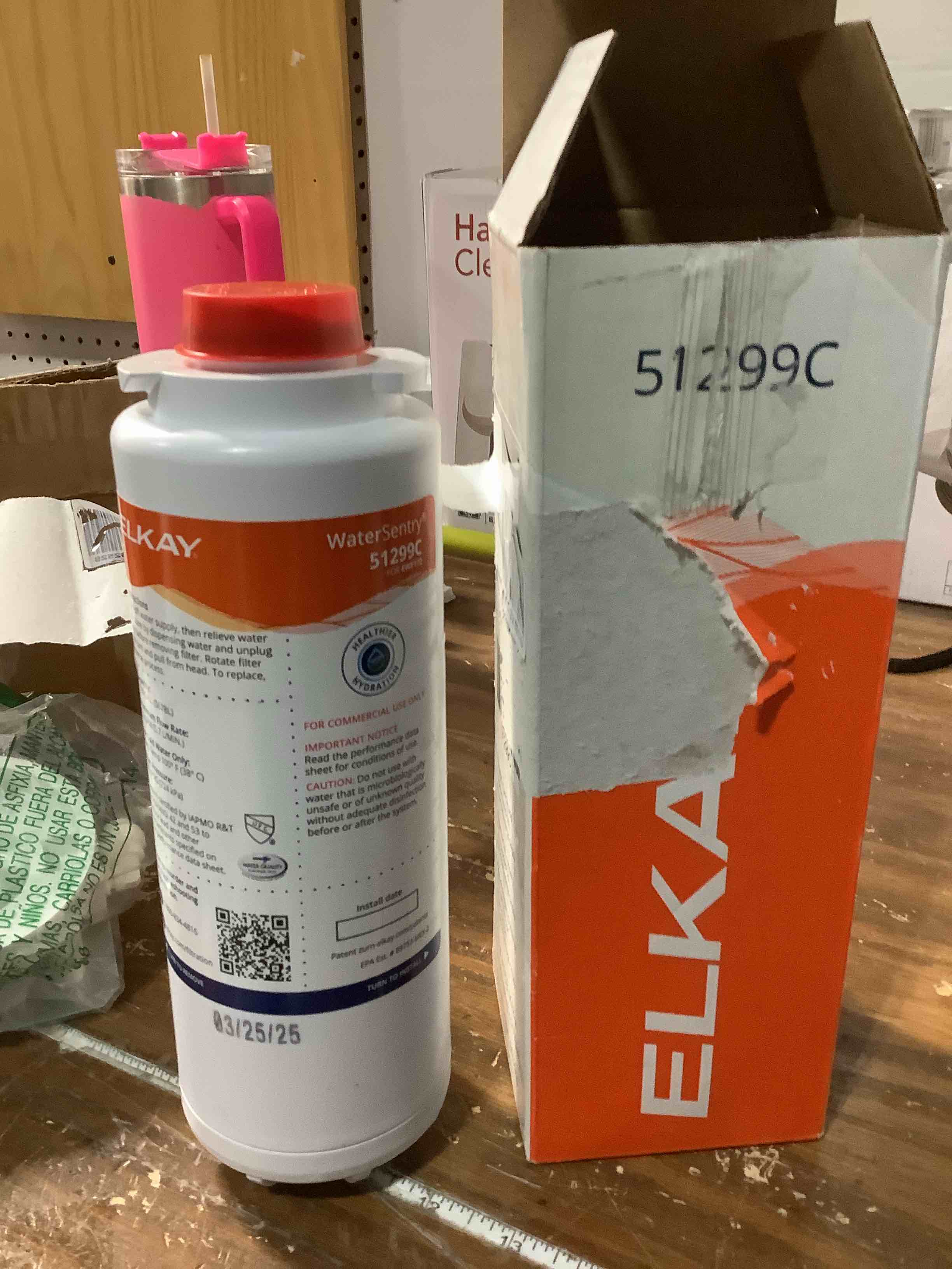 Condition photo showing Good Condition for Elkay 51299c WaterSentry VII Replacement Filter (Coolers + Fountains), white, 1-Single