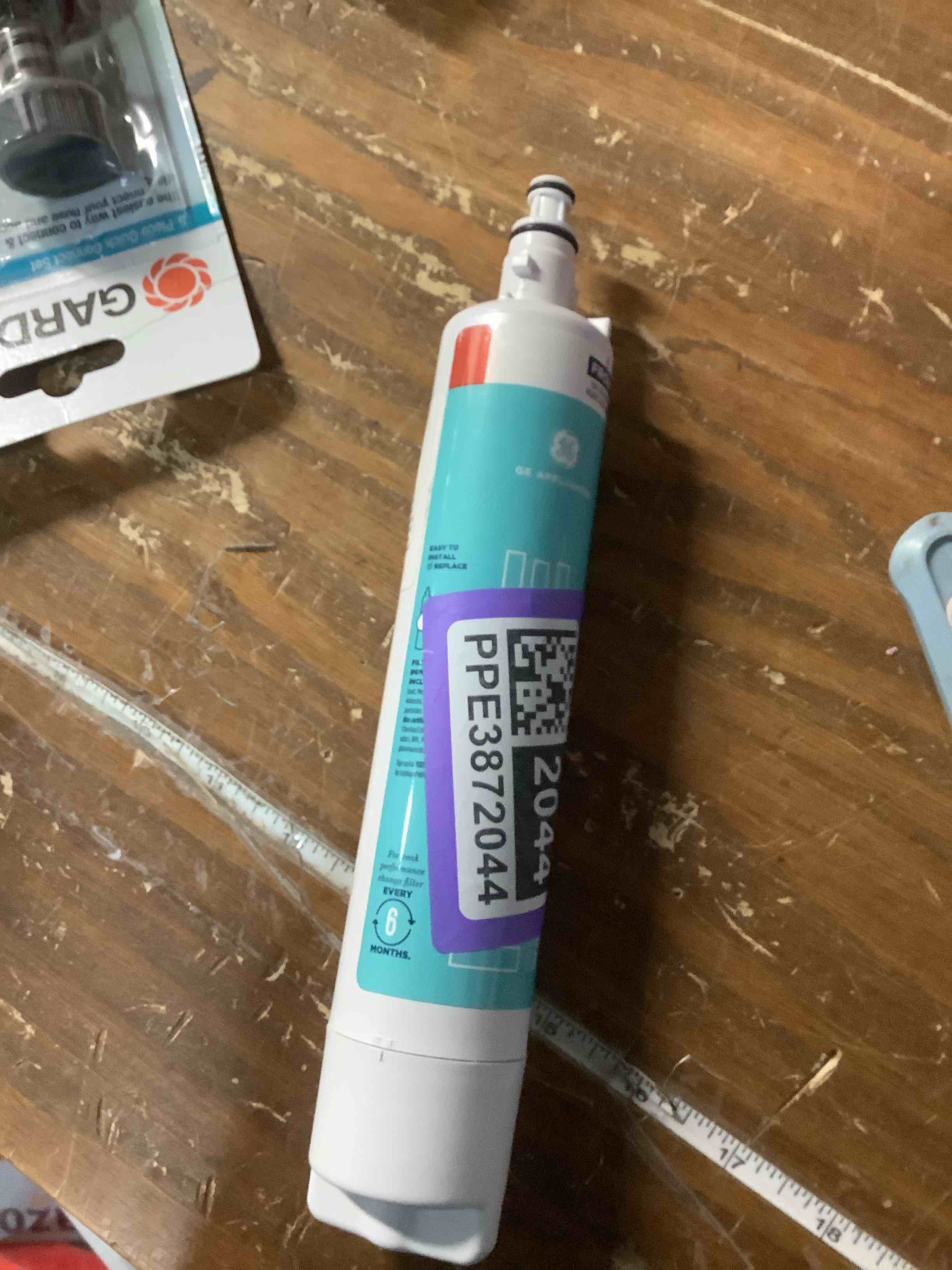 Condition photo showing As Is for GE RPWFE™ Refrigerator Water Filter, Genuine Replacement Filter, Certified to Reduce Lead, Microplastics, PFOA/PFOS, and 50+ Other Impurities, Compatible with GE Appliances Brands, Pack of 1