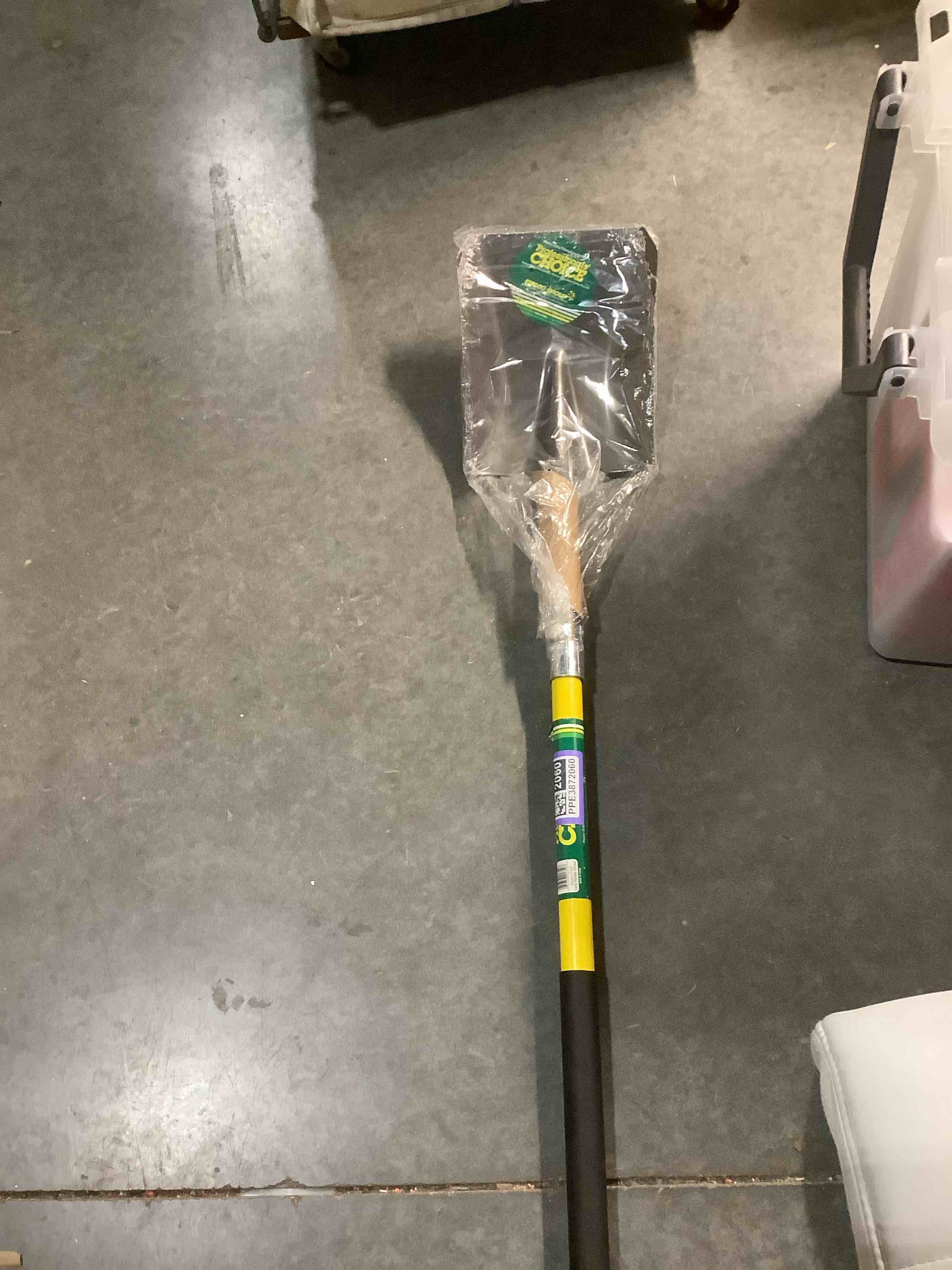 Condition photo showing Good Condition for Professional s Choice Square Point Shovel - Sturdy 54” Fiberglass Handle - Heavy Duty 14 Gauge Steel Head