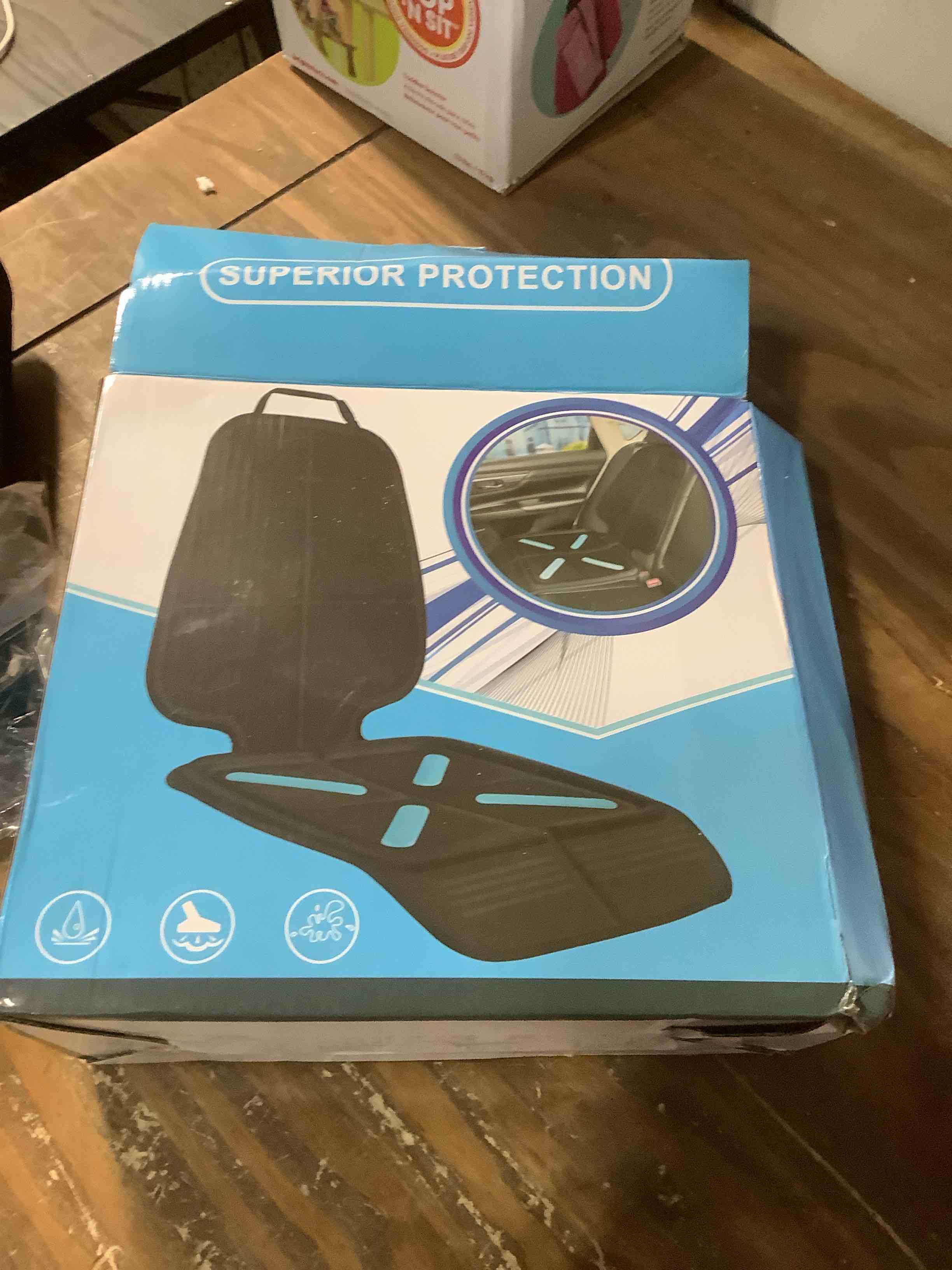 Condition photo showing Good Condition for Car Seat Cover for Baby Child Car Seats, Shynerk Auto Car Seat Protector for Under Car Seats to Protect Automotive Vehicle Leather and Cloth Upholstery - Waterproof and Dirt Resistant