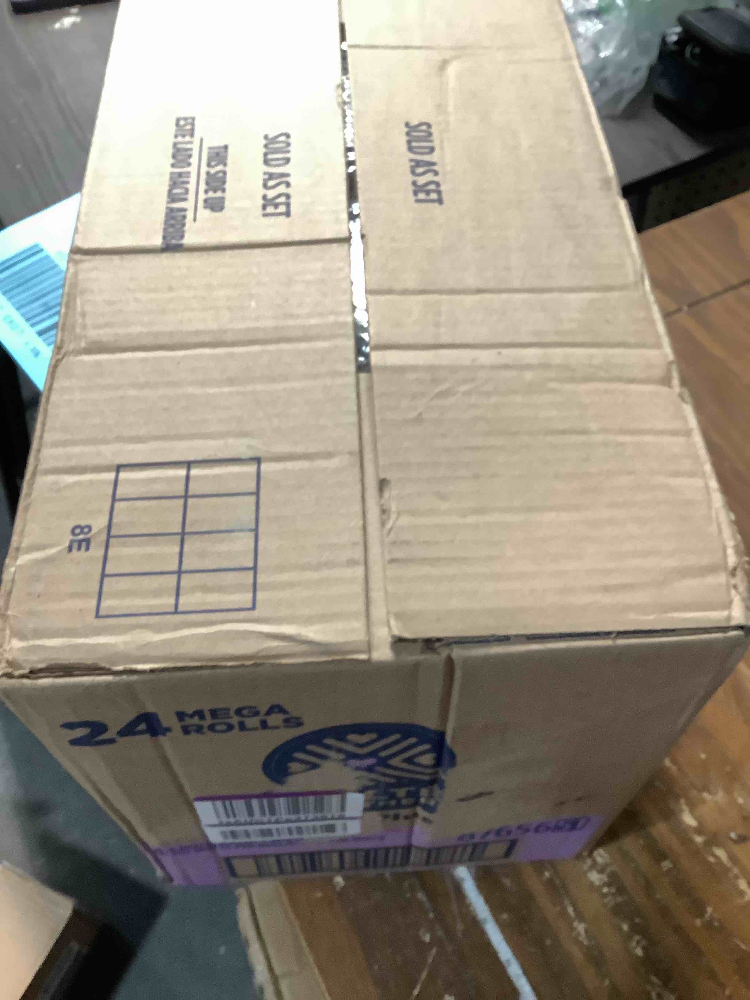 Condition photo showing New/Like New for Quilted Northern Ultra Plush Toilet Paper, 24 Mega Rolls = 96 Regular Rolls, 3X Thicker*, 3 Ply Soft Toilet Tissue Mega 24 Mega Rolls (Pack of 1)