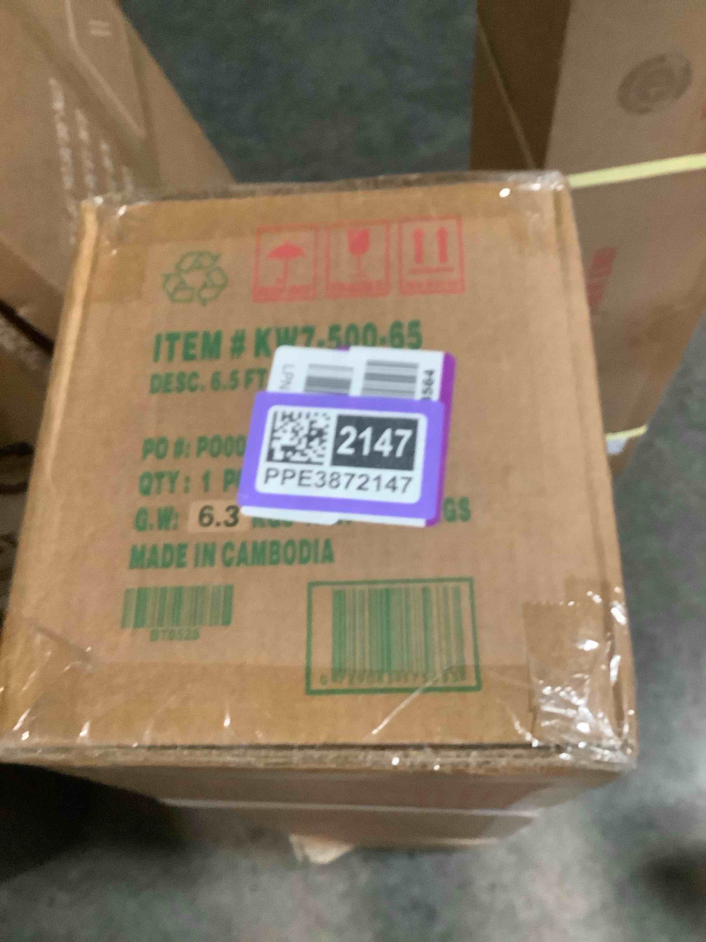 Condition photo showing New/Like New for National Tree Company 6.5 ft Unlit Kingswood Fir Slim Artificial Christmas Tree, 719 Tips, Includes Stand, Green 6ft 6in Green