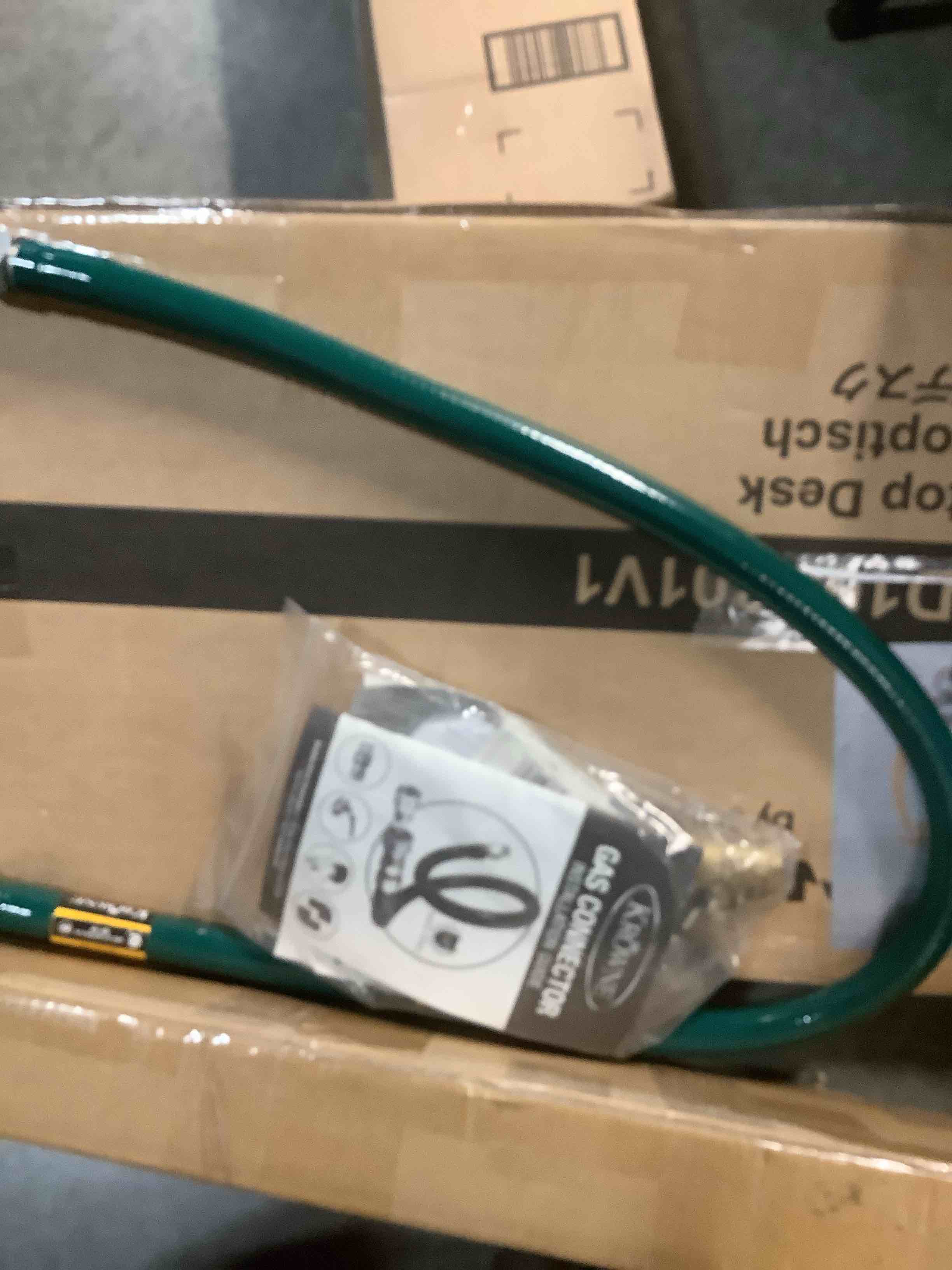 Condition photo showing Good Condition for Krowne M5048K Royal Series Moveable Gas Connection Kit, 1/2” I.D., 48” Long, Stainless Steel Corrugated Tubing & Radial Wrap with Green PVC Coating, Quick Disconnect