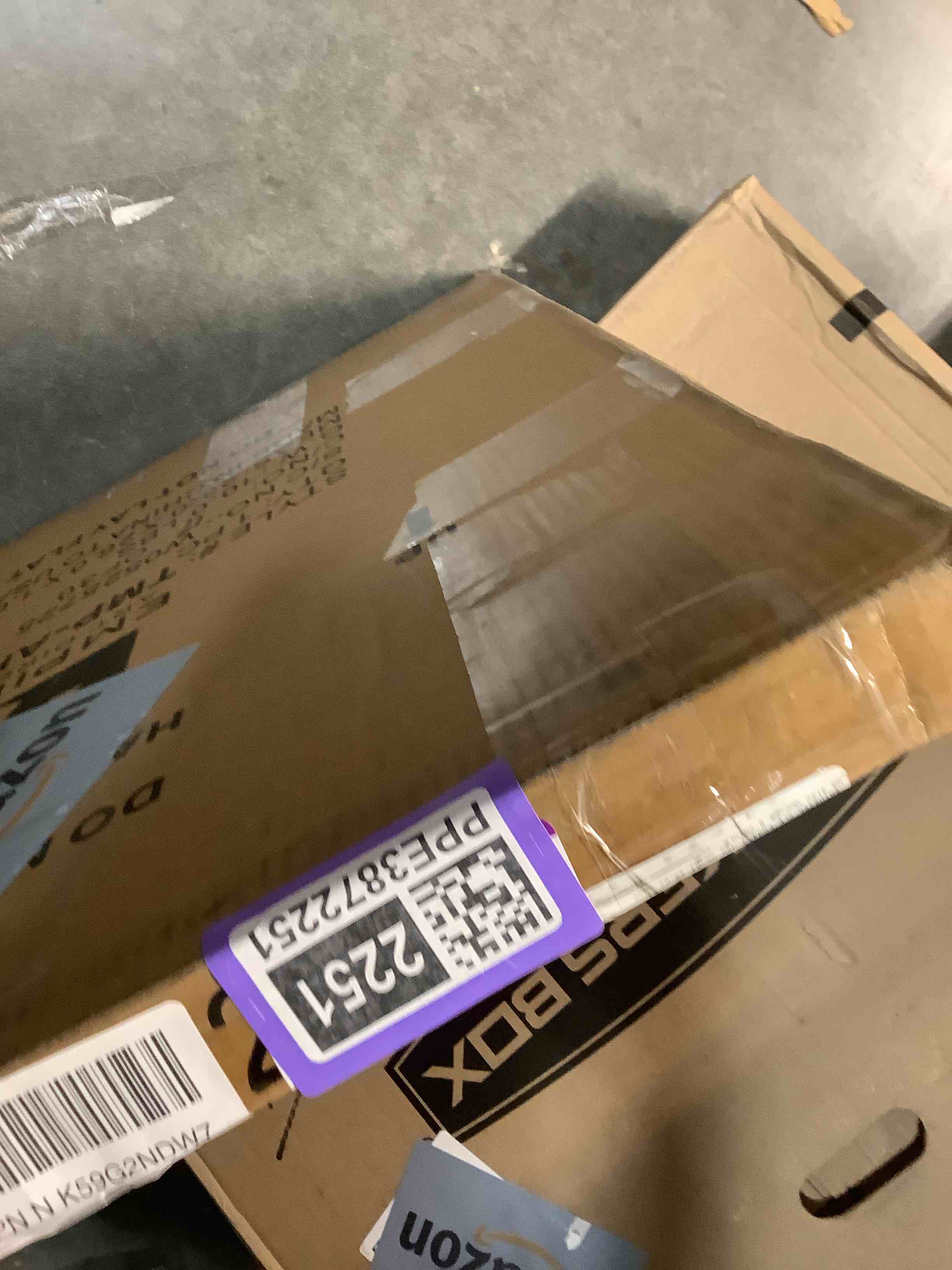 Condition photo showing New/Like New for Empire Art Direct Frameless Free Floating Tempered Glass Panel Graphic Wall Art Ready to Hang, 24" x 24", Unfocused Beauty 2 Unfocused Beauty 2 24"L x 0.2"W