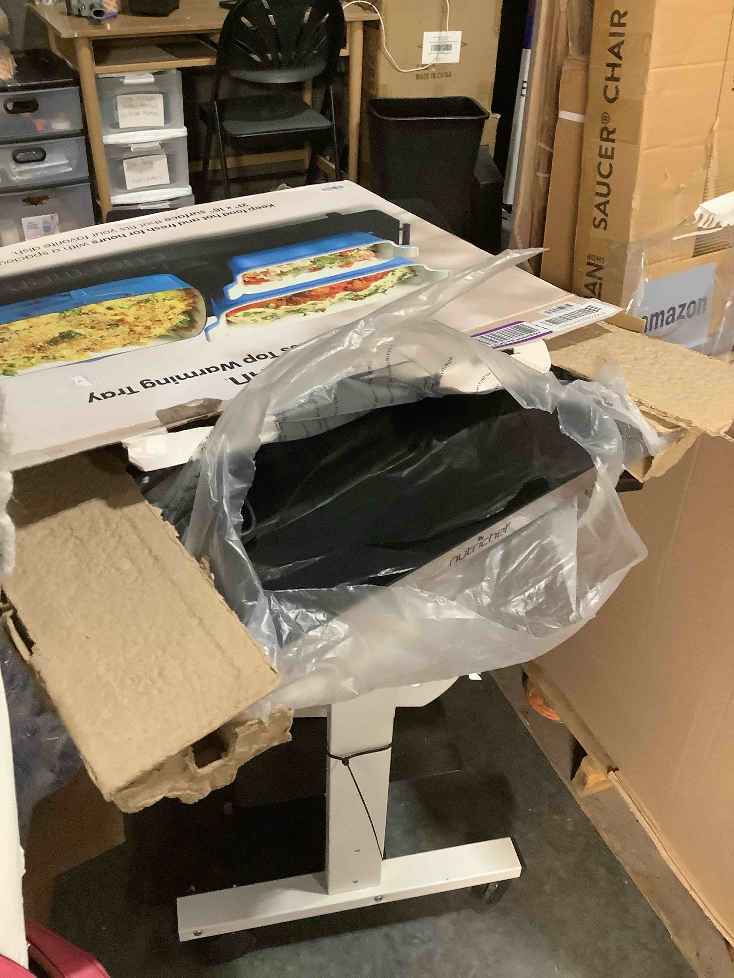 Condition photo showing Good Condition for NutriChef Large Electric Warming Tray | 20" x 12" Hot Plate | Ideal for Buffets, Restaurants, Parties, & Home Dinners - Glass Top Keeps Food Hot - Perfect for Events | Heats your food to 200°F 20” x 12” Inches